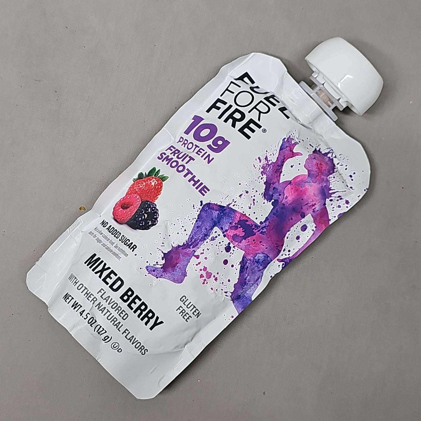 ZA@ FUEL FOR FIRE Protein Fruit Smoothie 4.5 oz Mixed Berry Exp 11/23 (New) E