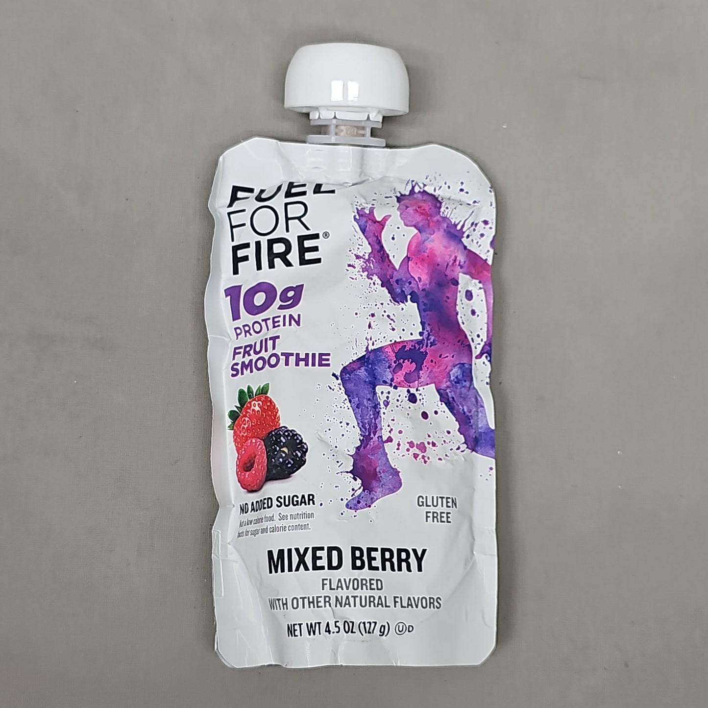 ZA@ FUEL FOR FIRE Protein Fruit Smoothie 4.5 oz Mixed Berry Exp 11/23 (New) E