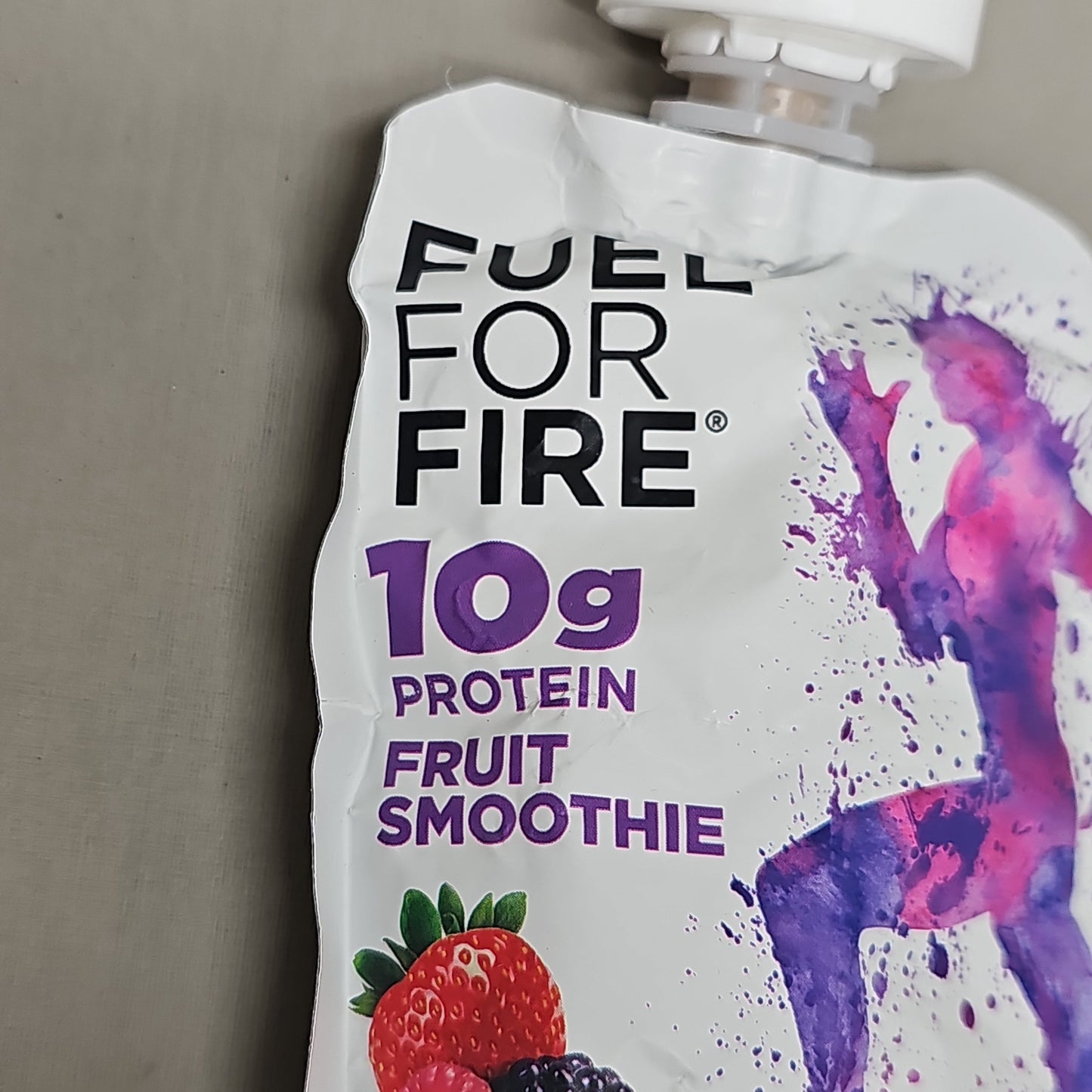 ZA@ FUEL FOR FIRE Protein Fruit Smoothie 4.5 oz Mixed Berry Exp 11/23 (New) E