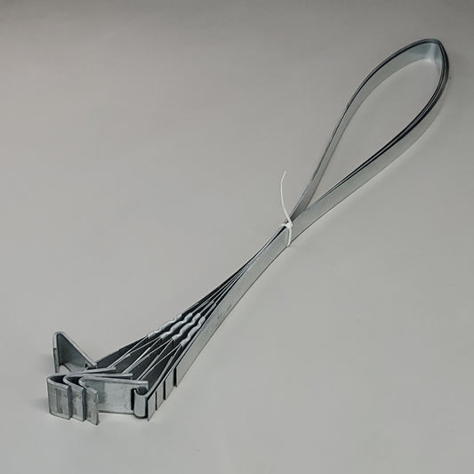 MINUTE MAN (4 PACK) Anchor Straps Galvanized Coat Frame Tie 1-1/4" X 7'