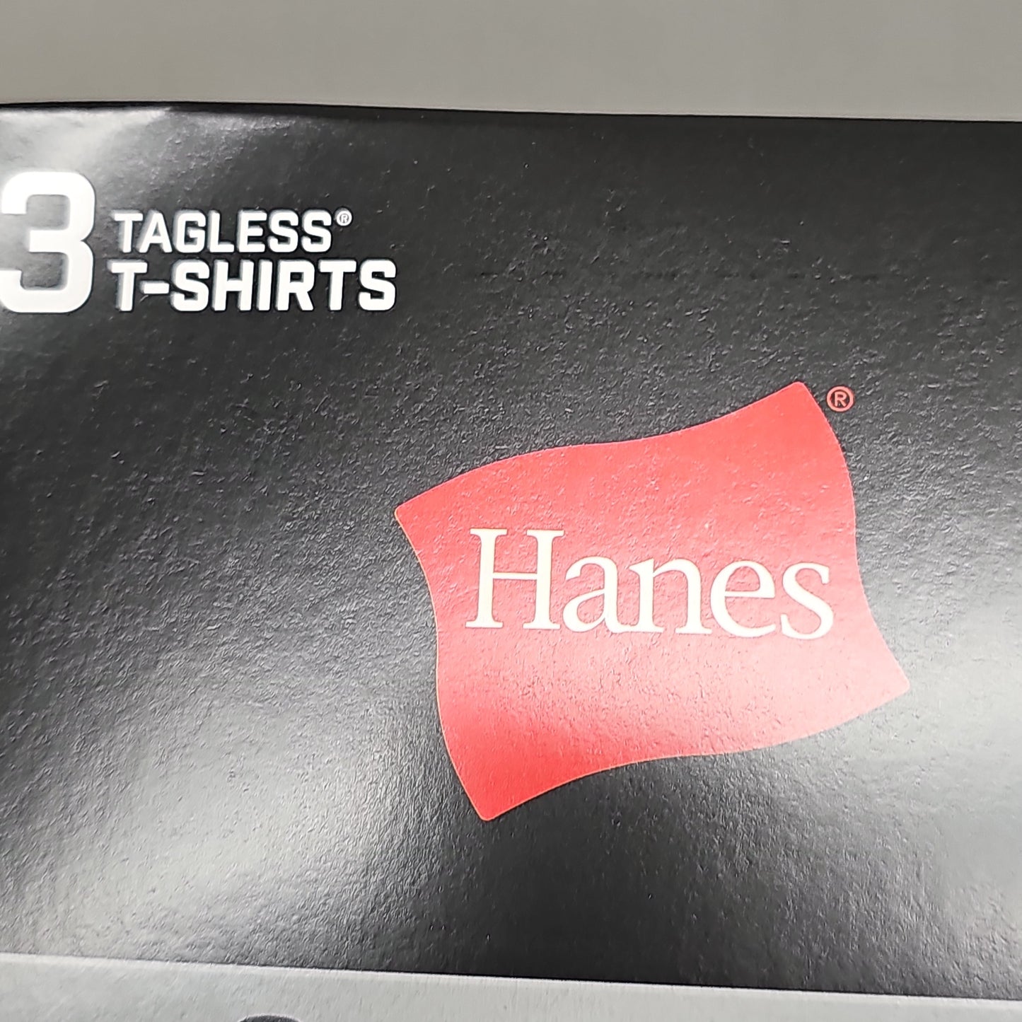 HANES Tagless T-Shirts Pack of 6 Men's Size XL 46-48" Black Grey CFFDC3 (New)