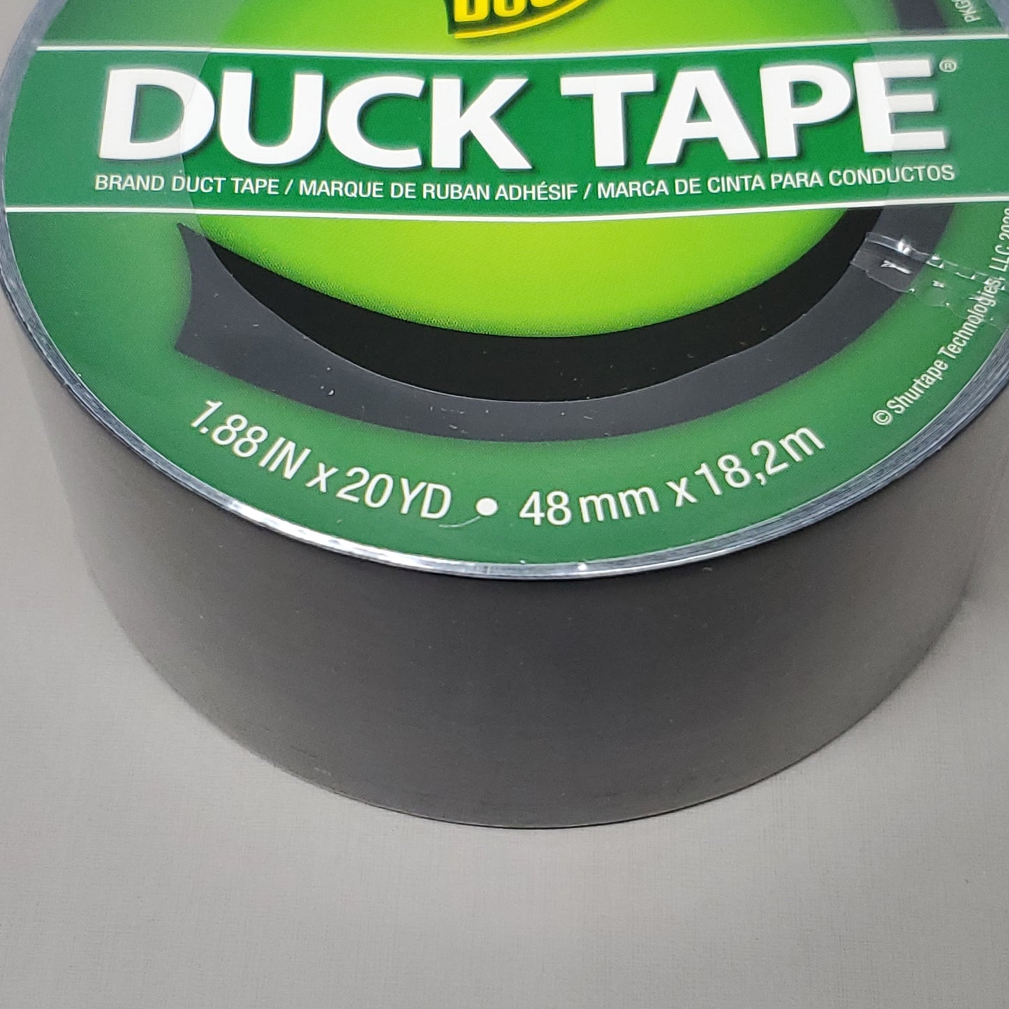 SHURTAPE DUCK TAPE 6 Rolls of Black Duct Tape 1.88" X 20 YD 1265013