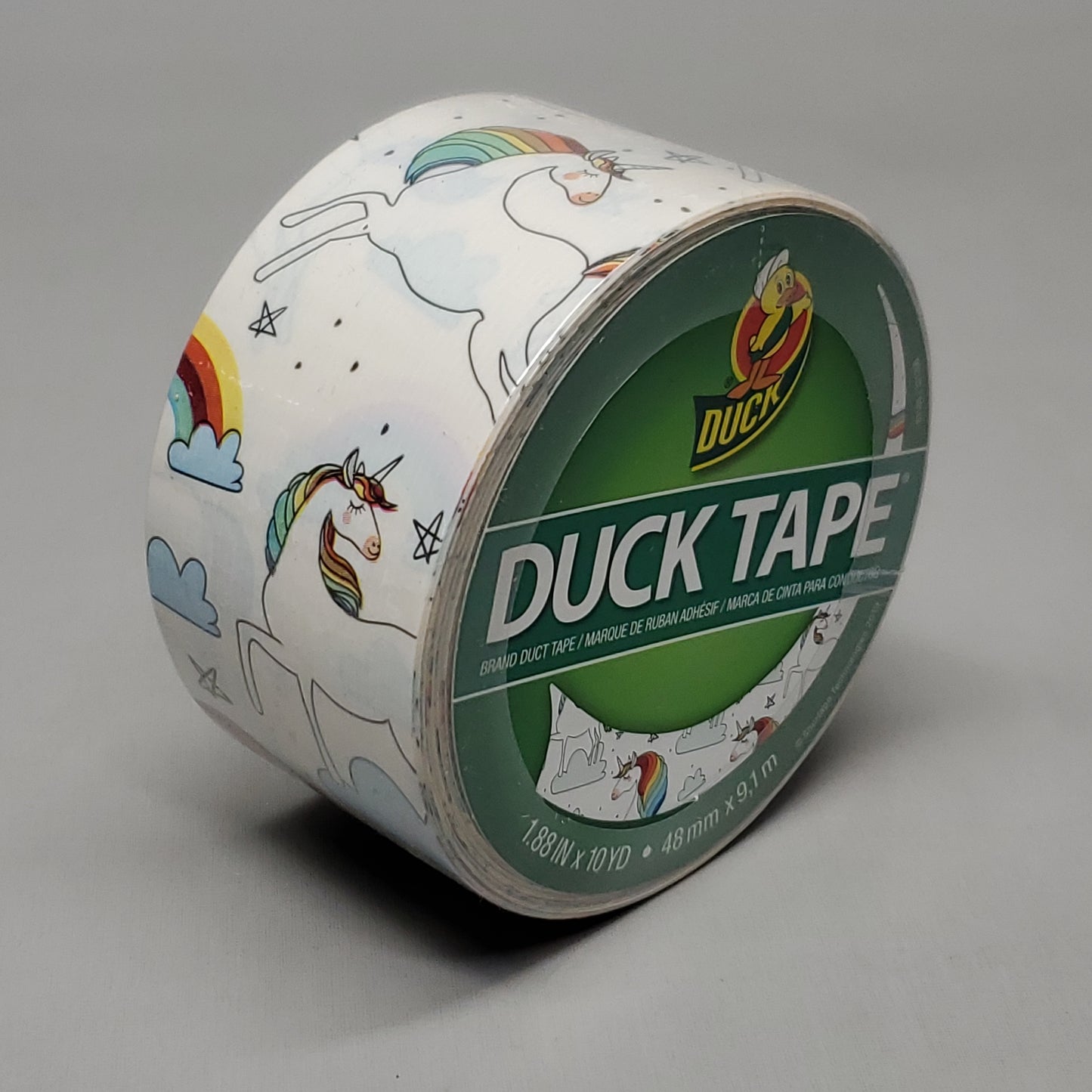 SHURTAPE DUCK TAPE 6 Rolls of Whimsical Unicorns Duct Tape 1.88" X 10 YD 241818