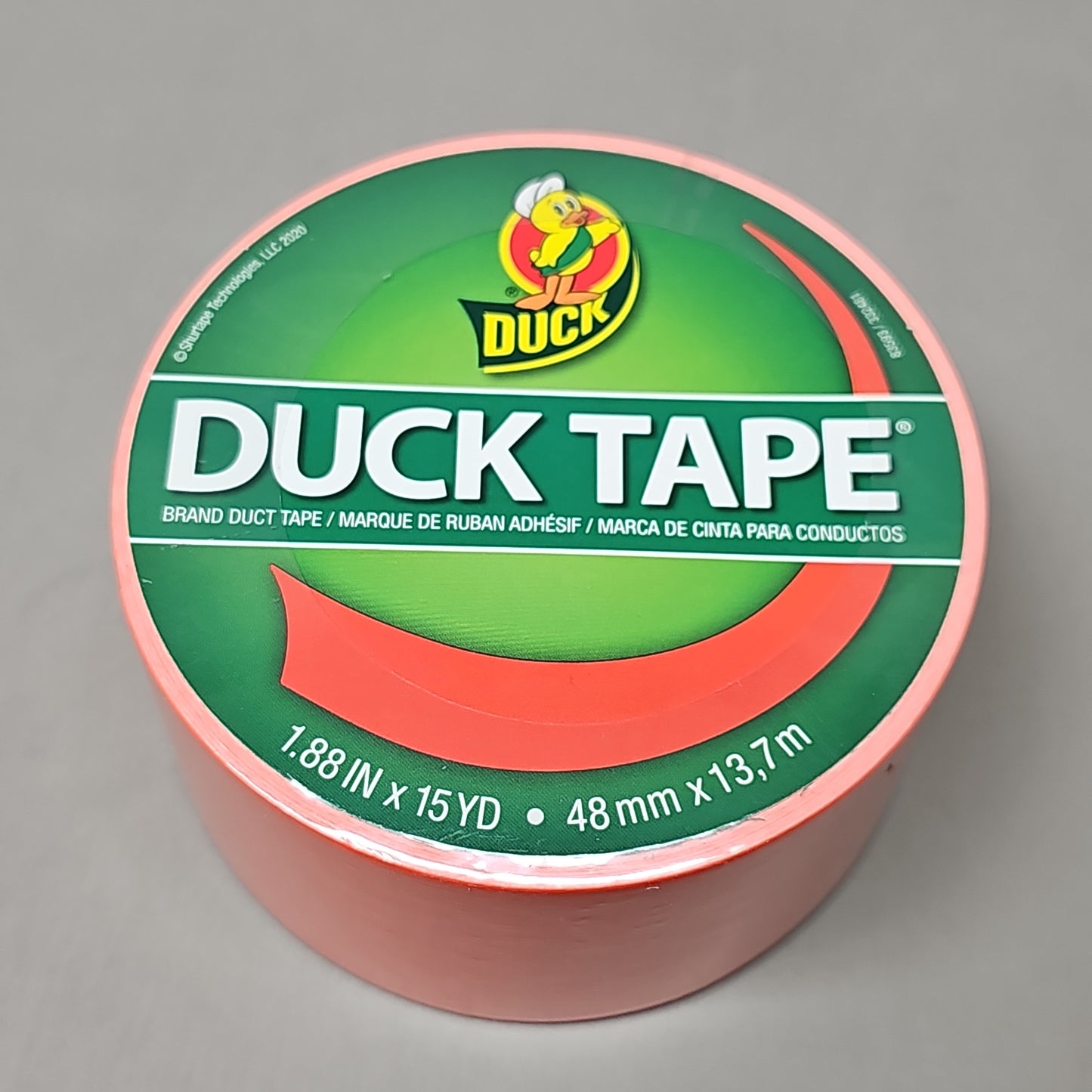 SHURTAPE Duck Tape 6 Rolls of Orange 1.88"x15 YD 283875 (New)