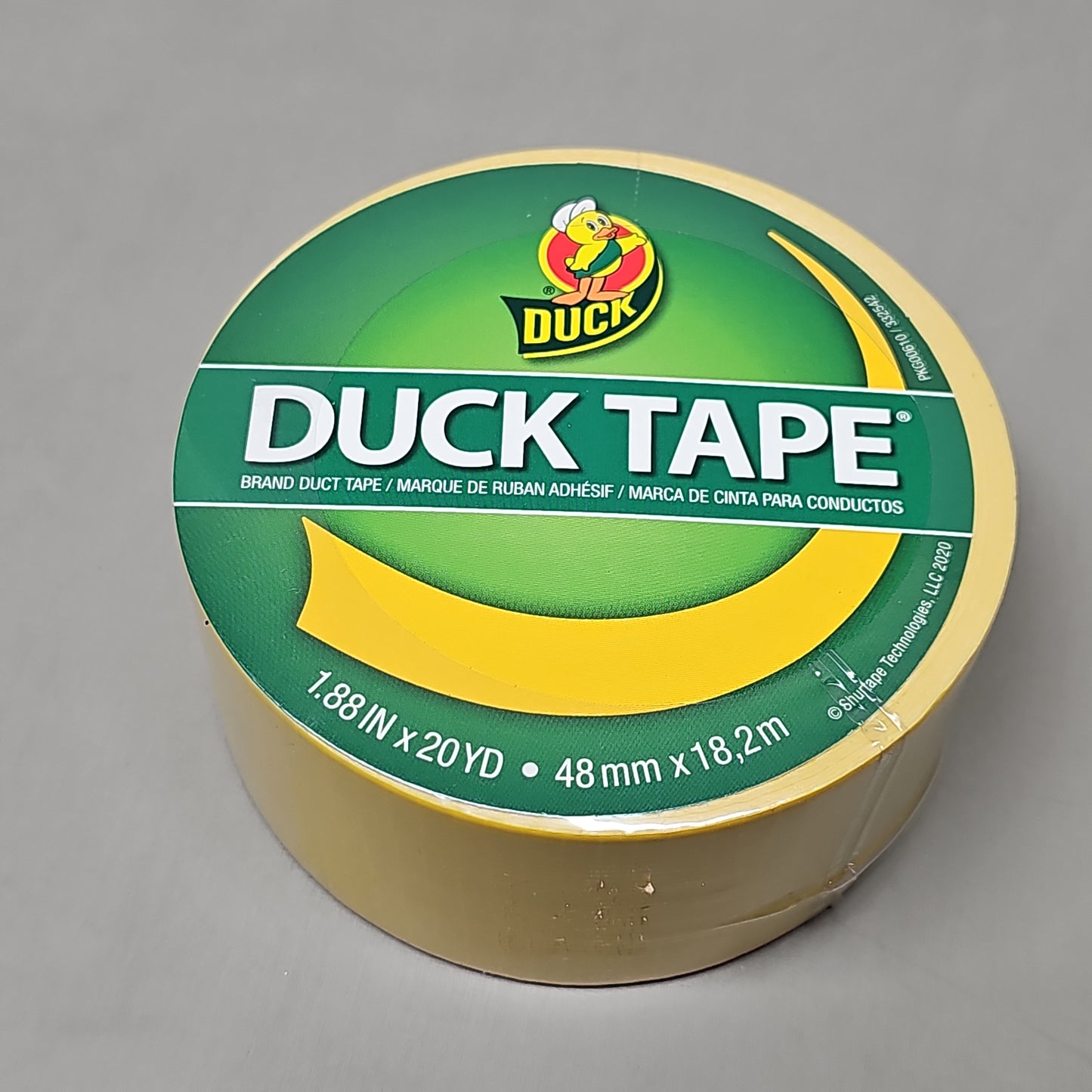 SHURTAPE DUCK TAPE 6 Rolls of Yellow Duct Tape 1.88" X 20 YD 283874