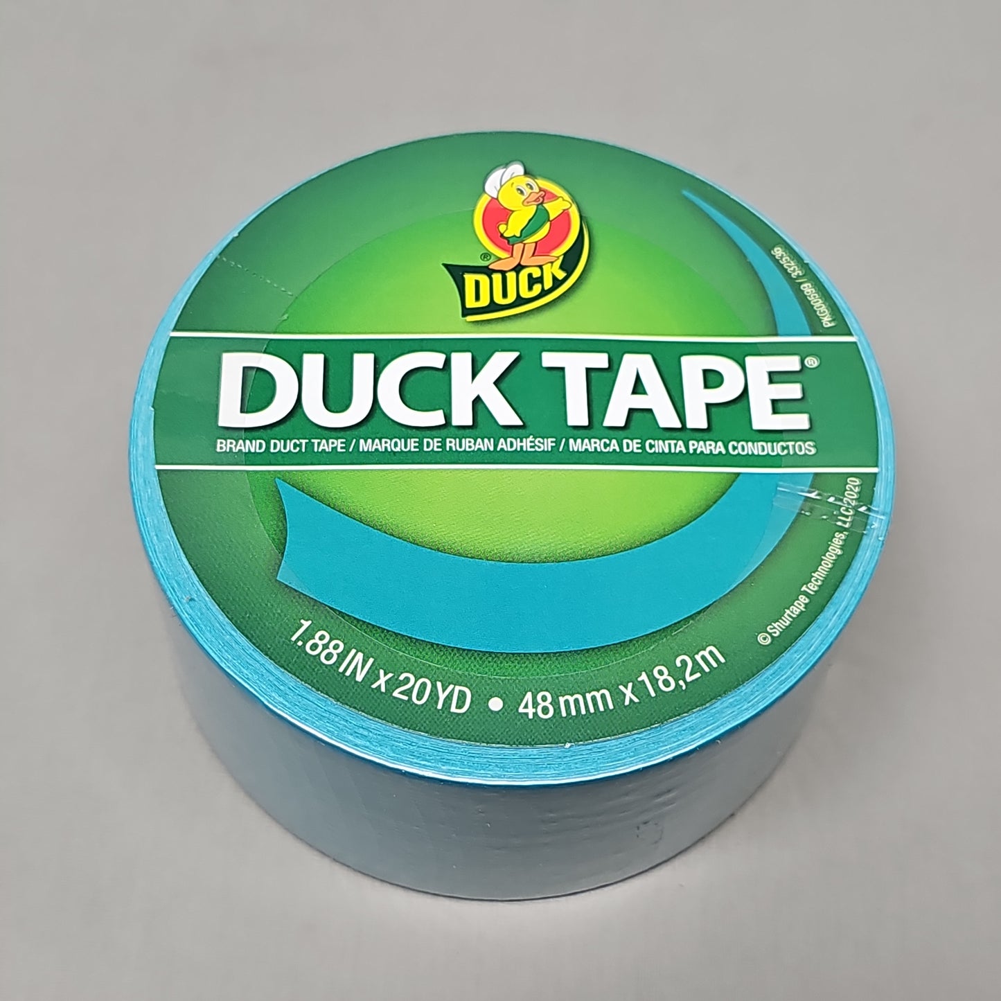 SHURTAPE DUCK TAPE 6 Rolls of Aqua Duct Tape 1.88" X 20 YD 283872