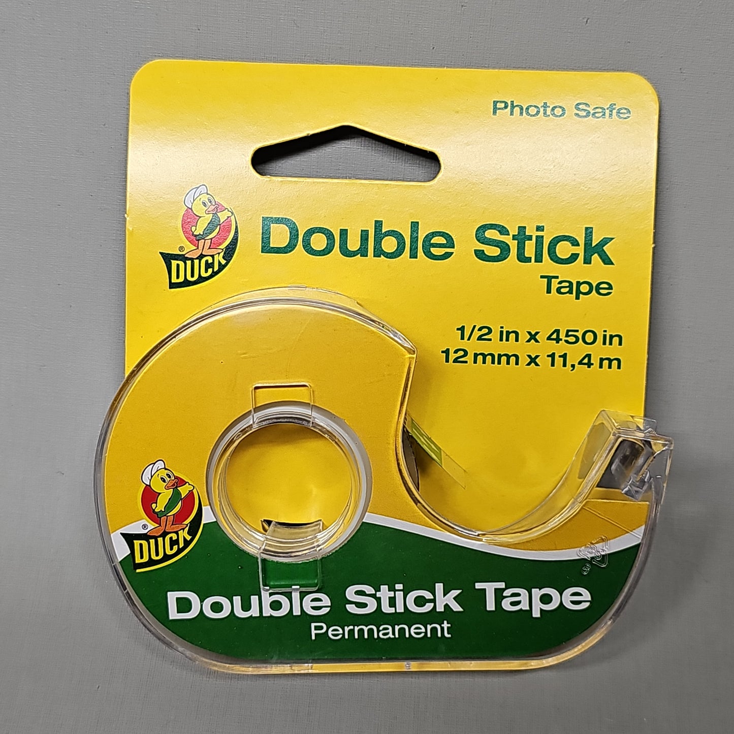 SHURTAPE DUCK Pack of 15 Double Stick Permanent Photo Safe Tape 1/2" x 450" (New)