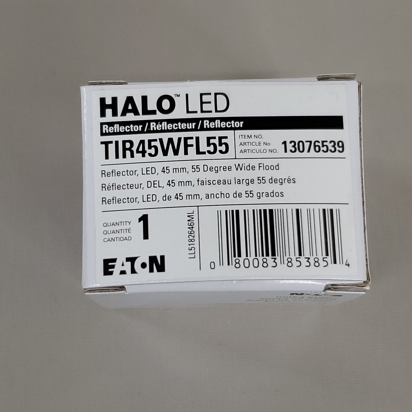 EATON HALO LIGHTING 12PK of LED Reflectors Black TIR45WFS55 (New)