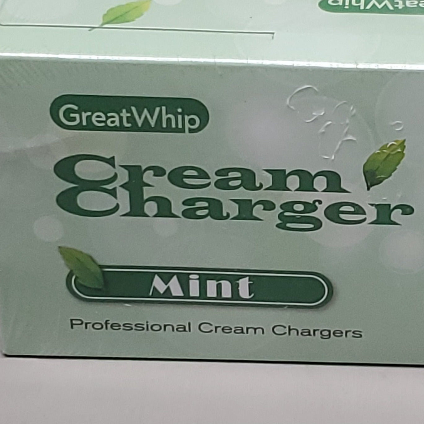 GREATWHIP Mint Cream Chargers 50 Pack Best By (12/26)