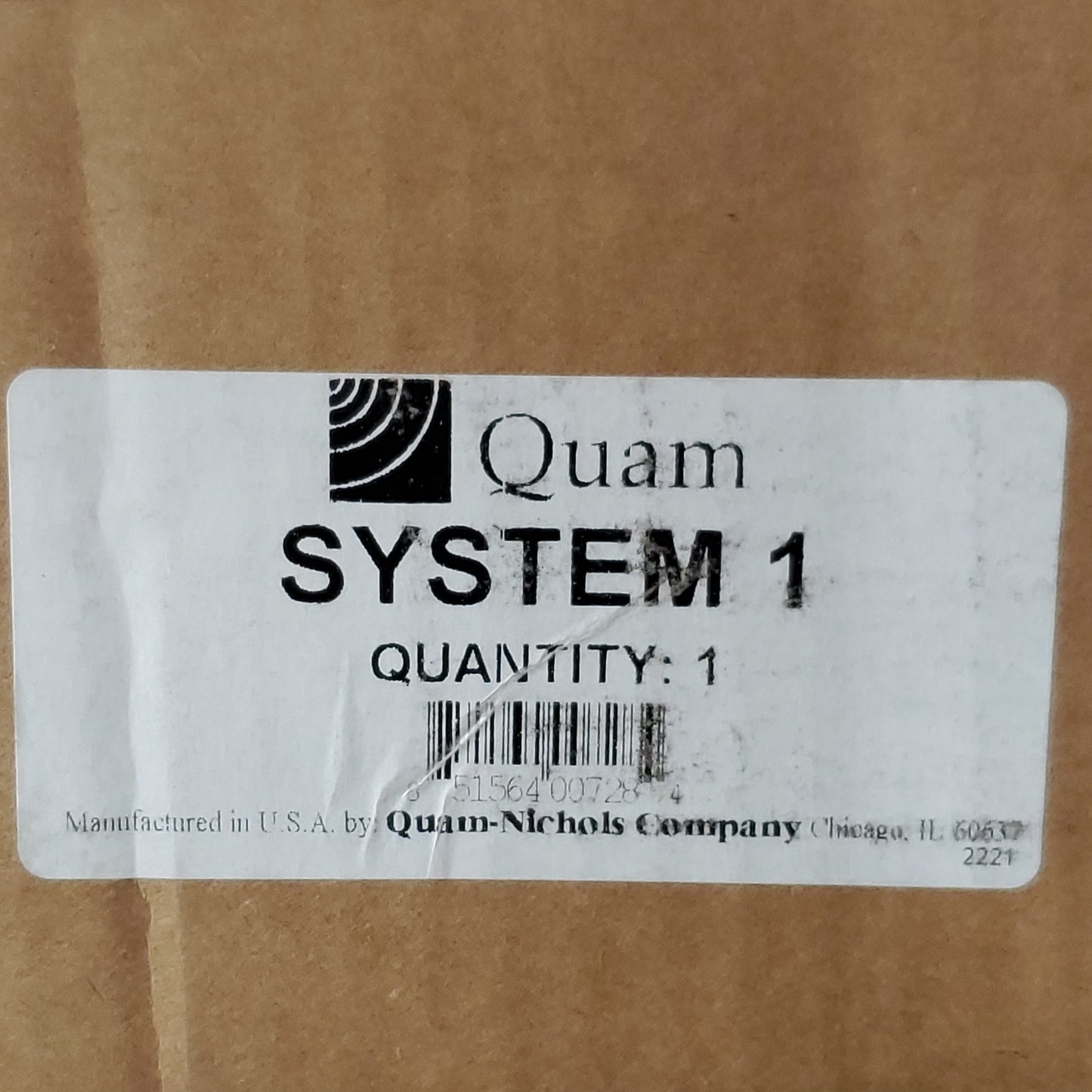 QUAM Wall Mount Loud Speaker System 1 White 12"X12"X4" Metal Enclosure (New)