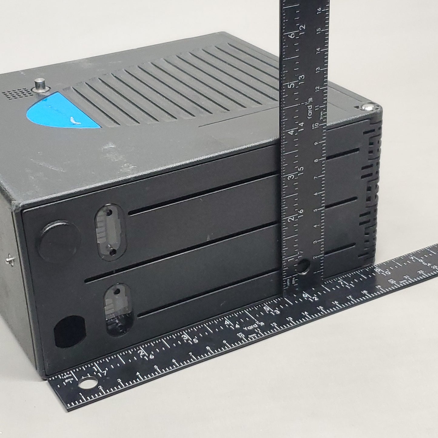 ZA@ JCM UBA Plastic 500 Note Cash Boxes Black / Blue (Used AS-IS)