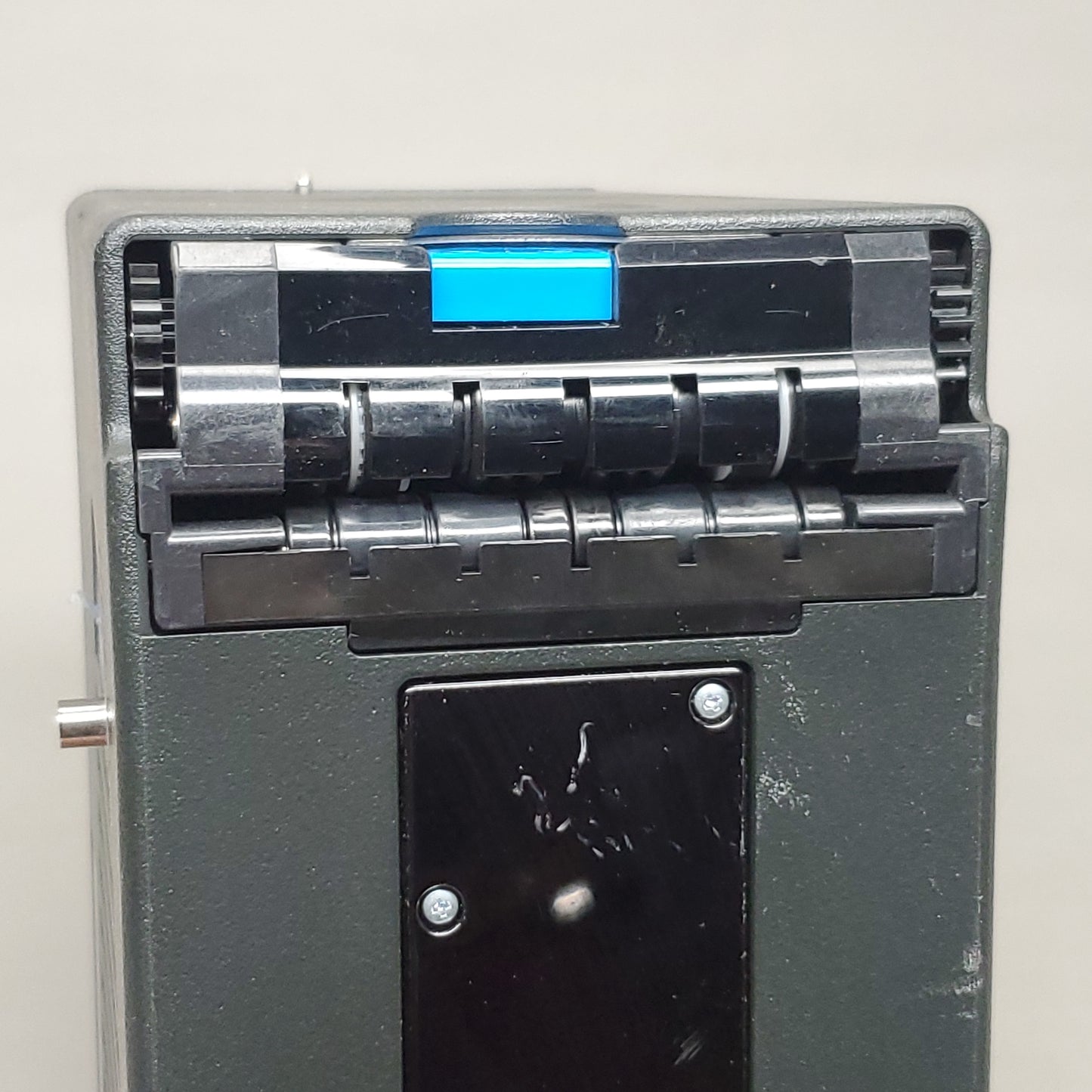 ZA@ JCM UBA Plastic 500 Note Cash Boxes Black / Blue (Used AS-IS)