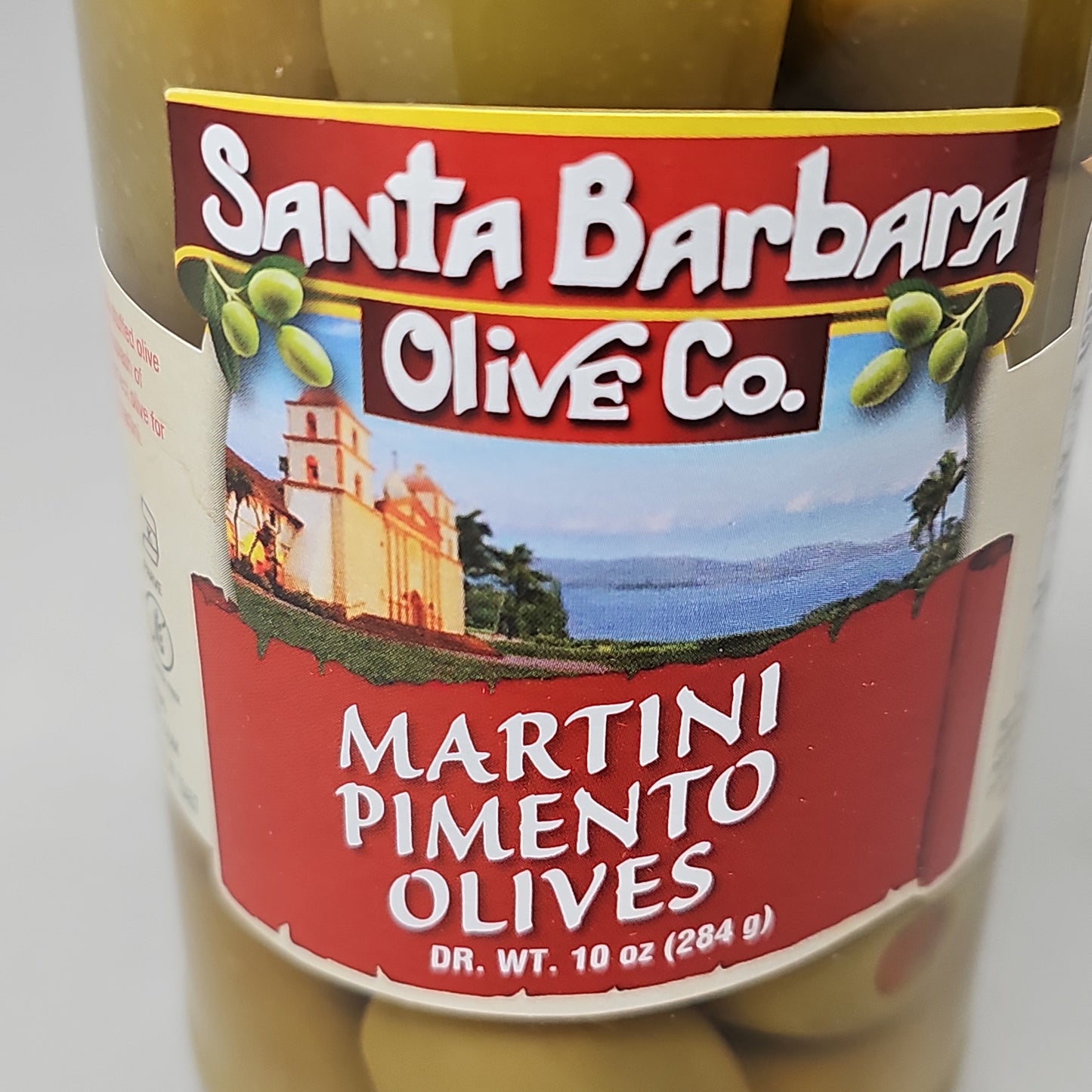 ZA@ SANTA BARBARA OLIVE CO (6 PACK) Martini Pimento Olives 10 fl oz BB 02/17/24 A