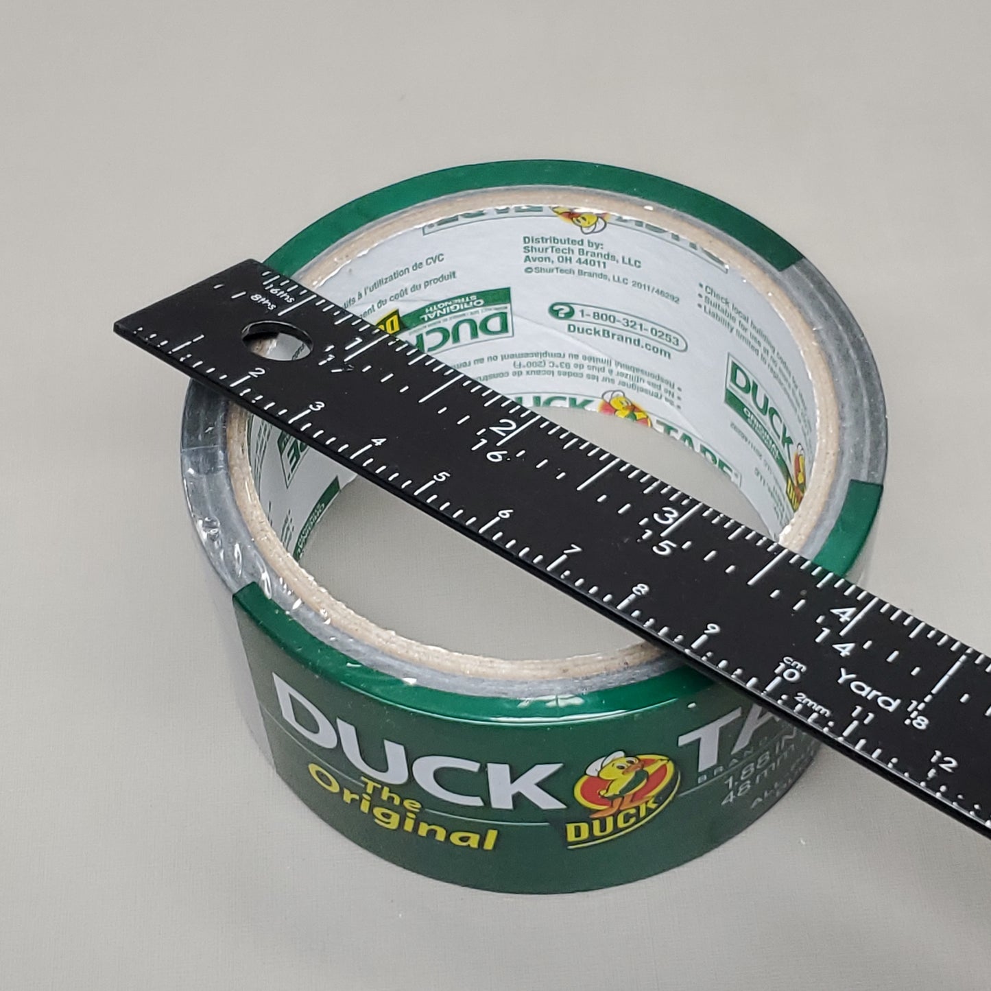 SHURTAPE DUCK TAPE 1 Roll of Grey Duct All Purpose Tape 1.88" X 10 YD 761288