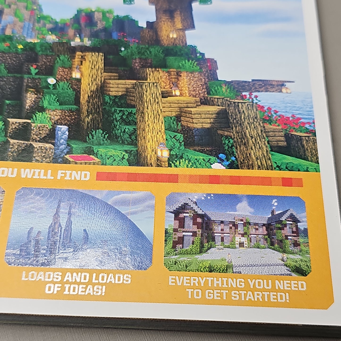 SCHOLASTIC Minecraft Mega Builds 100% Unofficial Paperback Book (New)