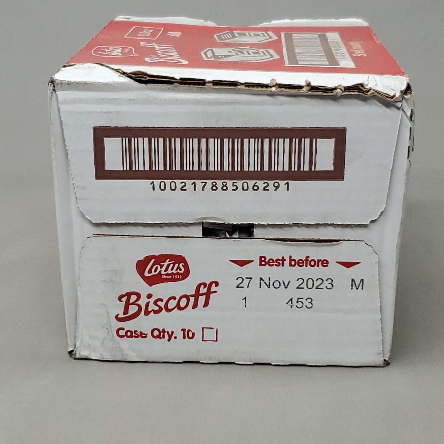 ZA@ LOTUS BISCOFF European Biscuit Cookies 10-PACK 8.8 Oz (11/23) C D