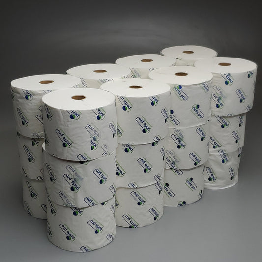 ZA@ PORTA PRO 24PK! Toilet Paper Rolls 1 Ply Small 1" Small Core 2000 Sheet TP2000 (New) E