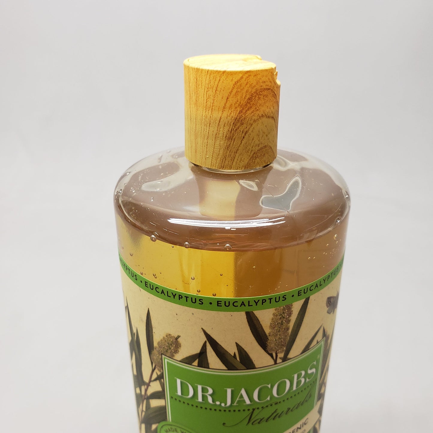 DR. JACOBS NATURALS Eucalyptus Castile Liquid Soap Lot of 4 - 32 oz Hypoallergenic (New)