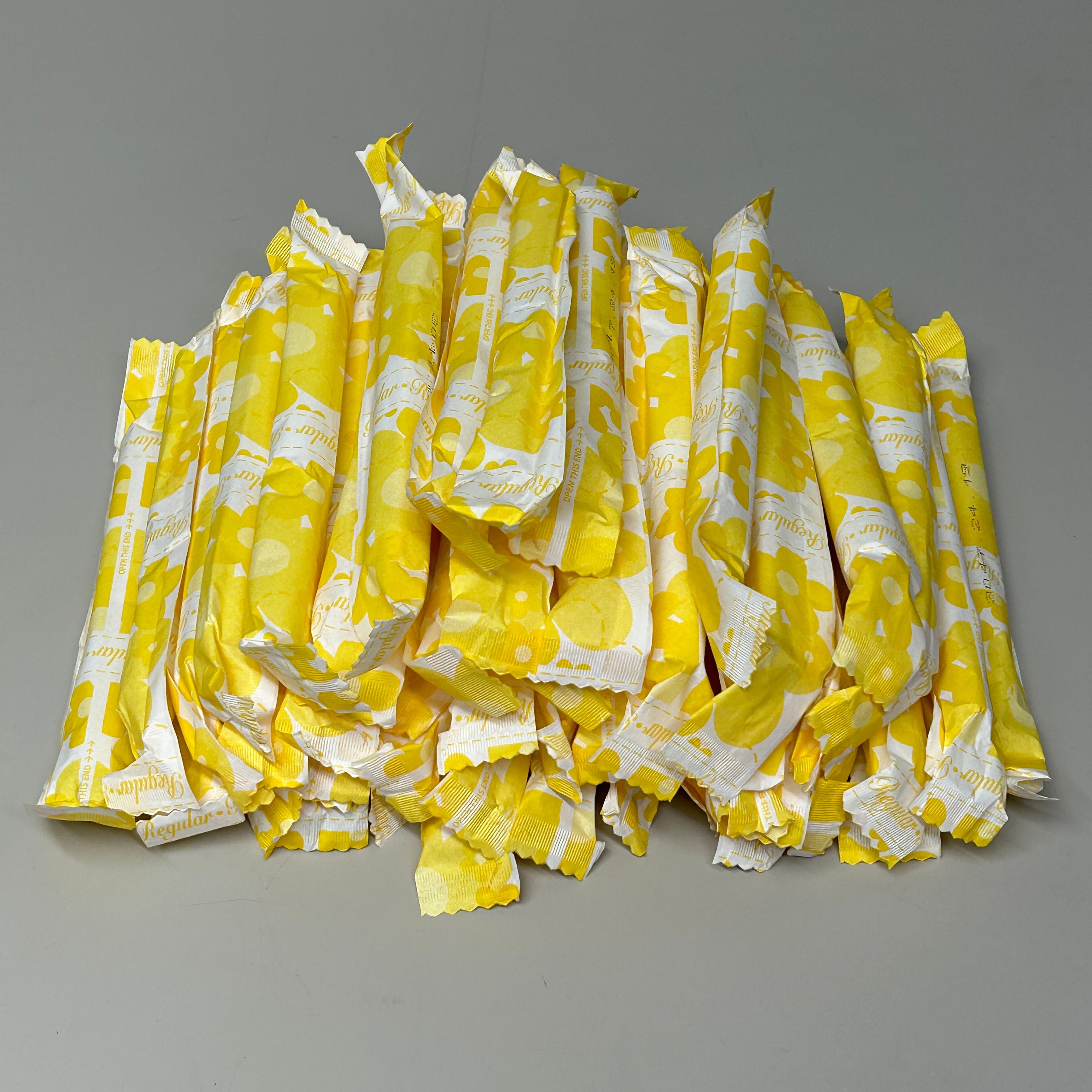 ZA HOSPECO 500PK! Regular Absorbency Cardboard Applicator Tampons (N