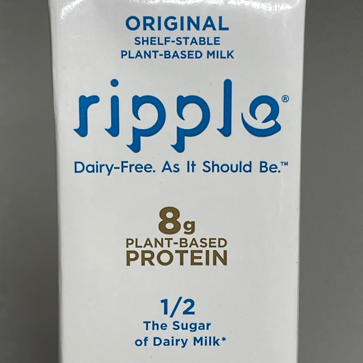 ZA@ RIPPLE (6 PACK) Non-Dairy Milk Original Vegan Gluten Free 32 oz BB 04/29/2024 B