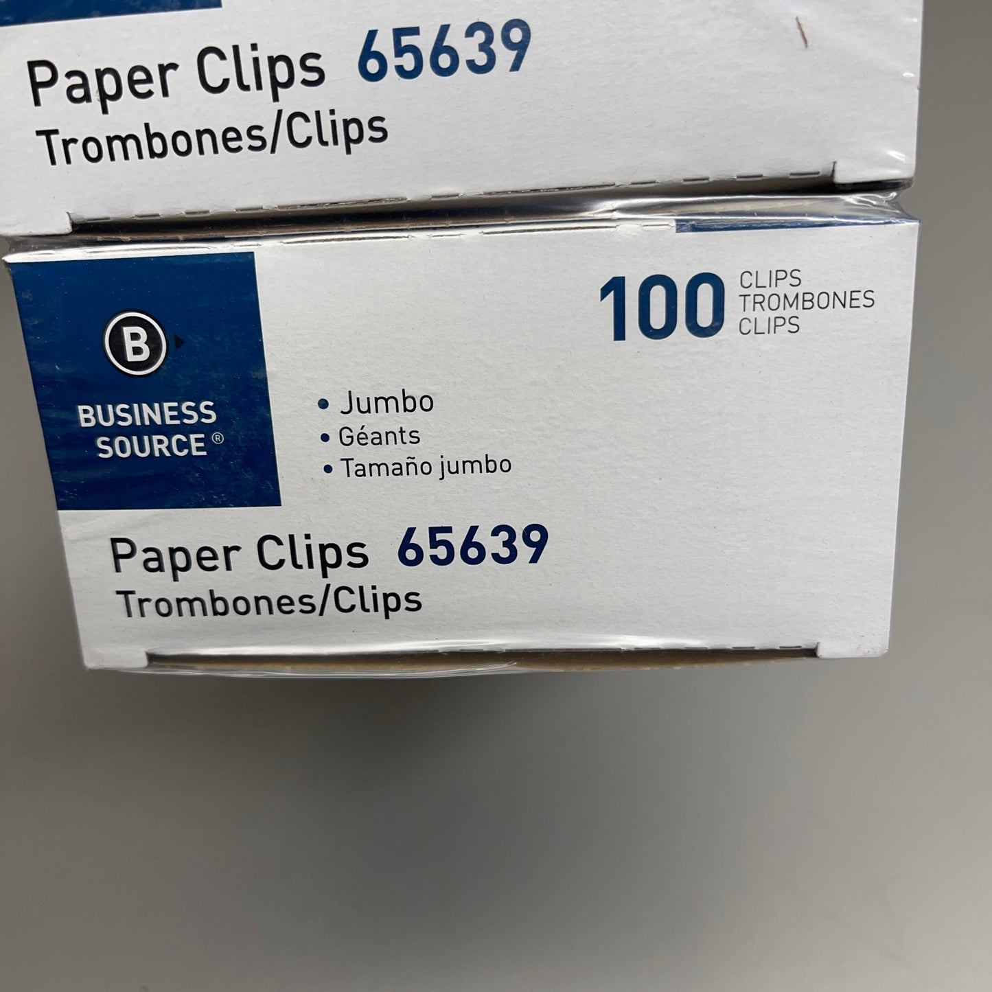 ZA@ BUSINESS SOURCE Jumbo Paper Clips 5,000 Clips! (50 boxes of 100 count) BSN65639 C