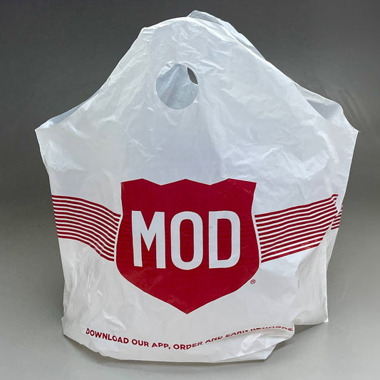ZA@ MOD PIZZA Take Out Plastic Bags Per Case (500 bags) B