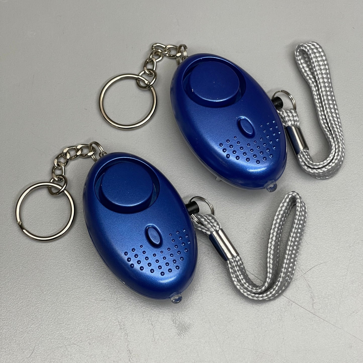 ZA@ 5-PACK! Personal Alarm Keychain Emergency Self Defense Alarm With LED Light Blue (New) A