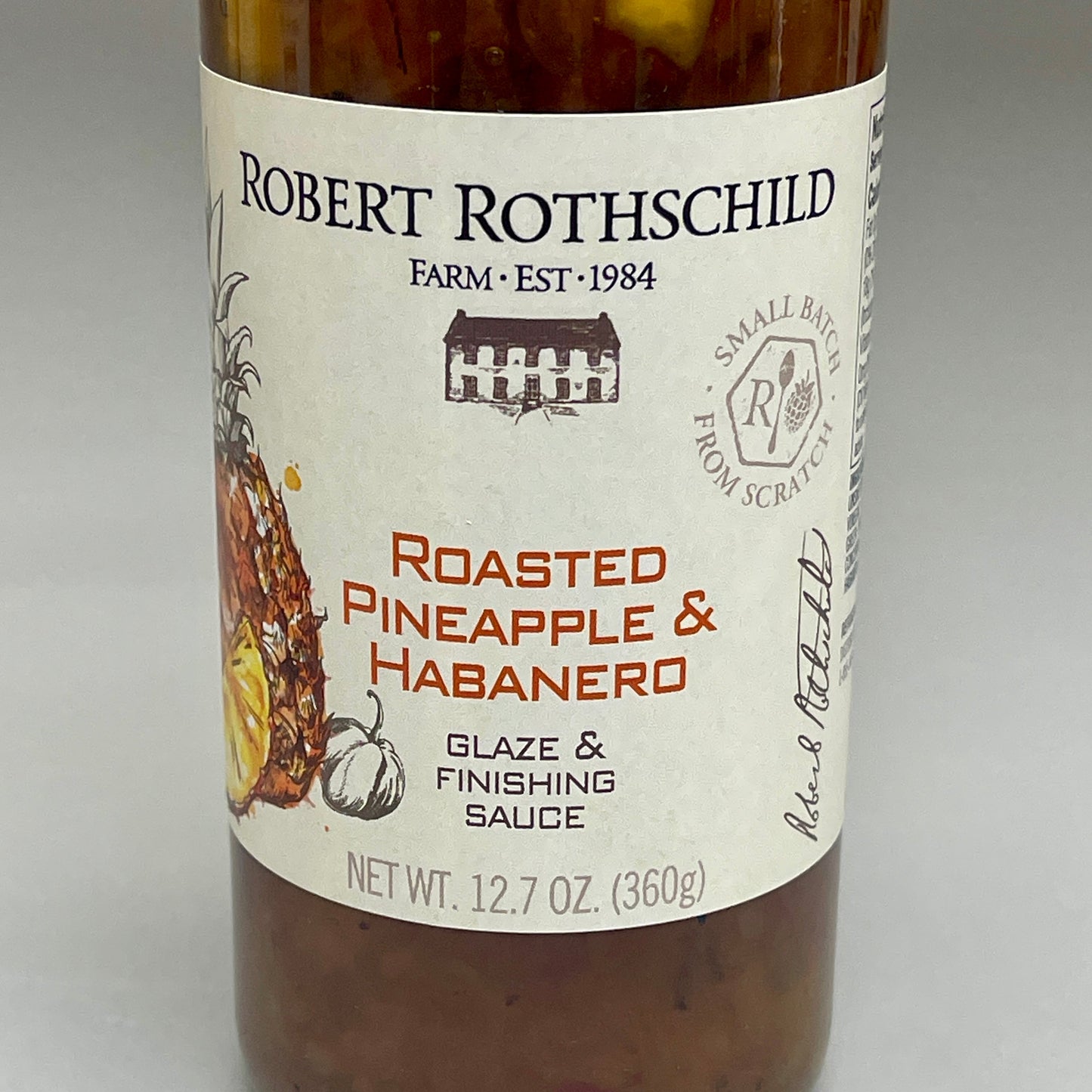 ZA@ ROBERT ROTHSCHILD 6-PK of Roasted Pineapple & Habanero Glaze & Finishing Sauce 12.7 oz 03/24 C