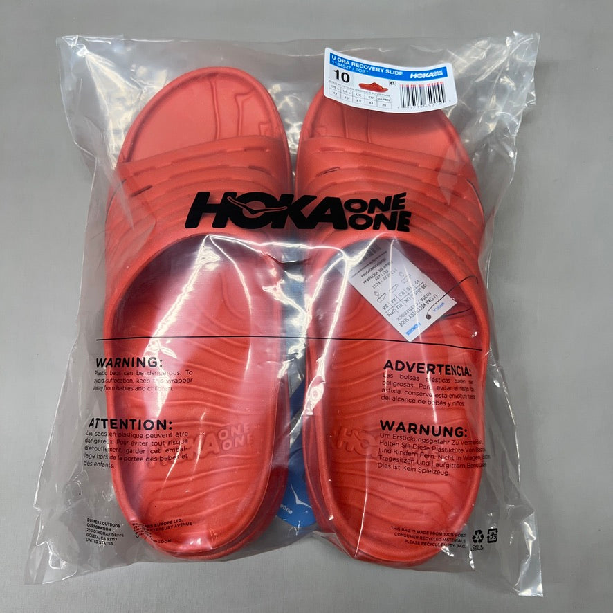HOKA ORA Recovery Slide Sandals Unisex Size 10/12 1134527 FCST(New)