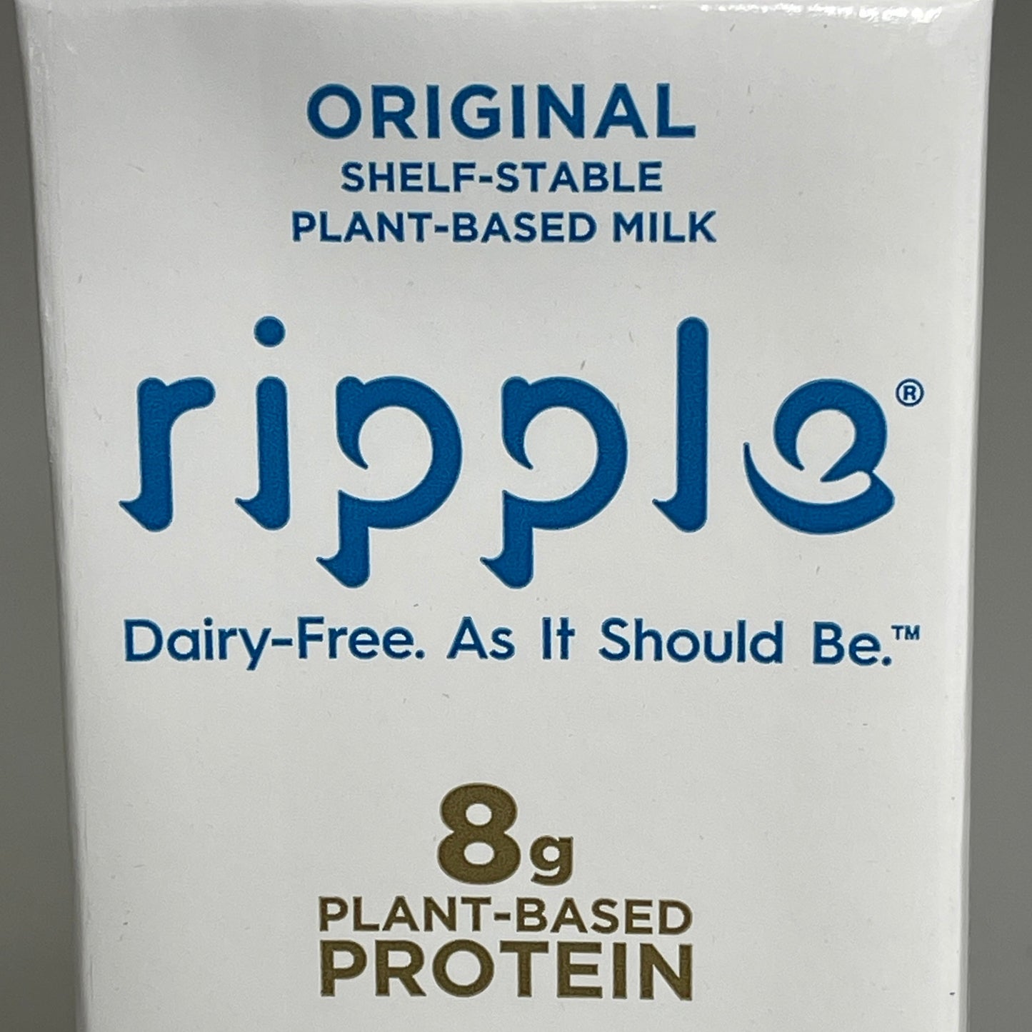 ZA@ RIPPLE (6 PACK) Non-Dairy Milk Original Vegan Gluten Free 32 oz BB 04/29/2024 B