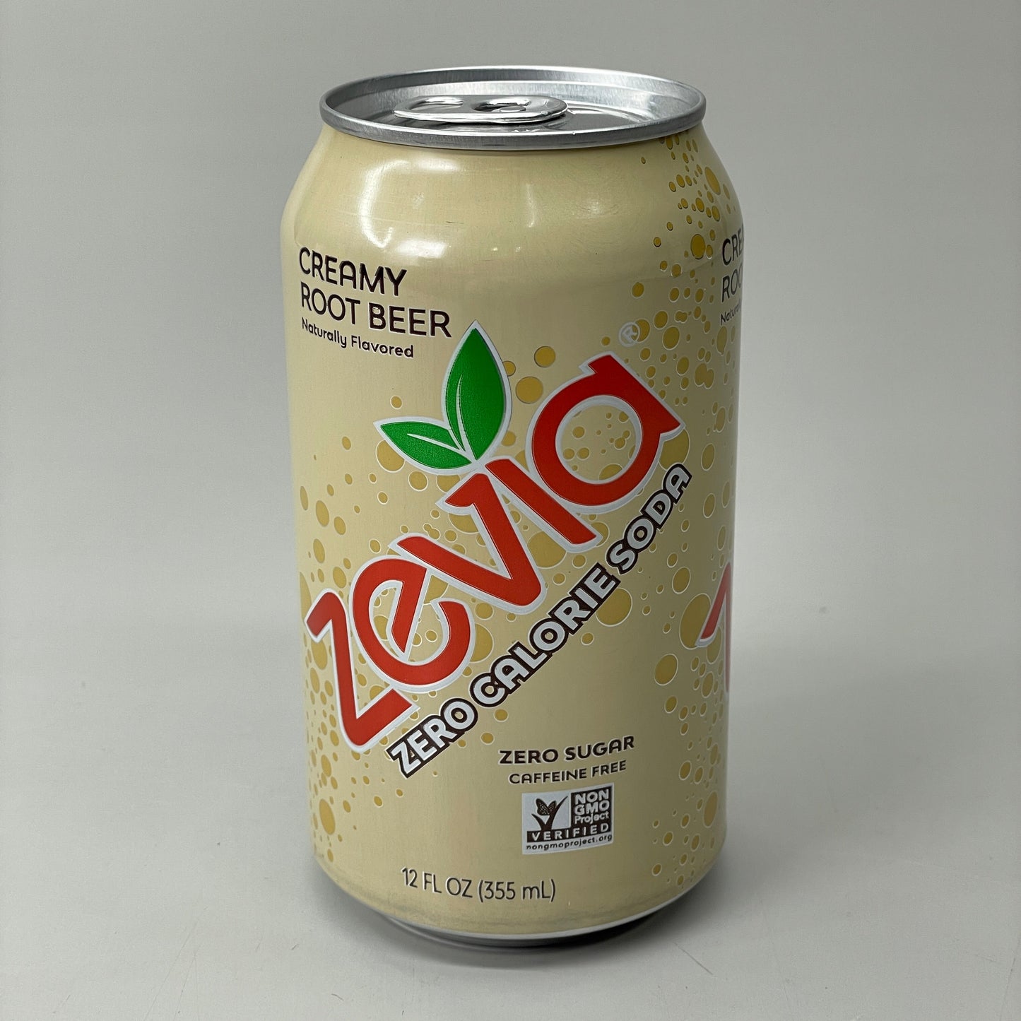 ZA@ ZEVIA 24 PACK!! Creamy Root Beer New Flavor Carbonated Beverages 12oz New Flavor (10/24) G