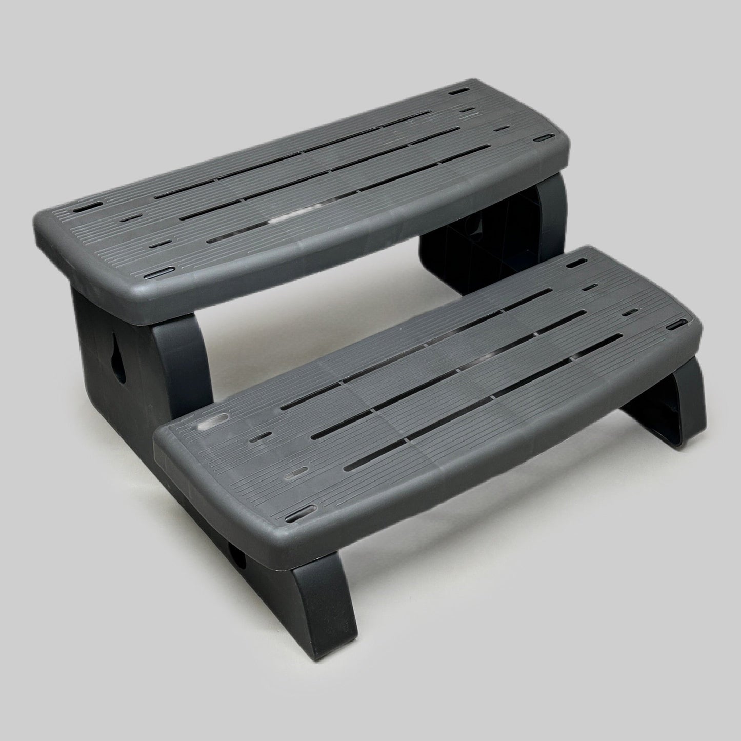 ZA@ WATERWAY Spa Steps Spa Stepping Stool Graphite 535-2209-GPH (New) G