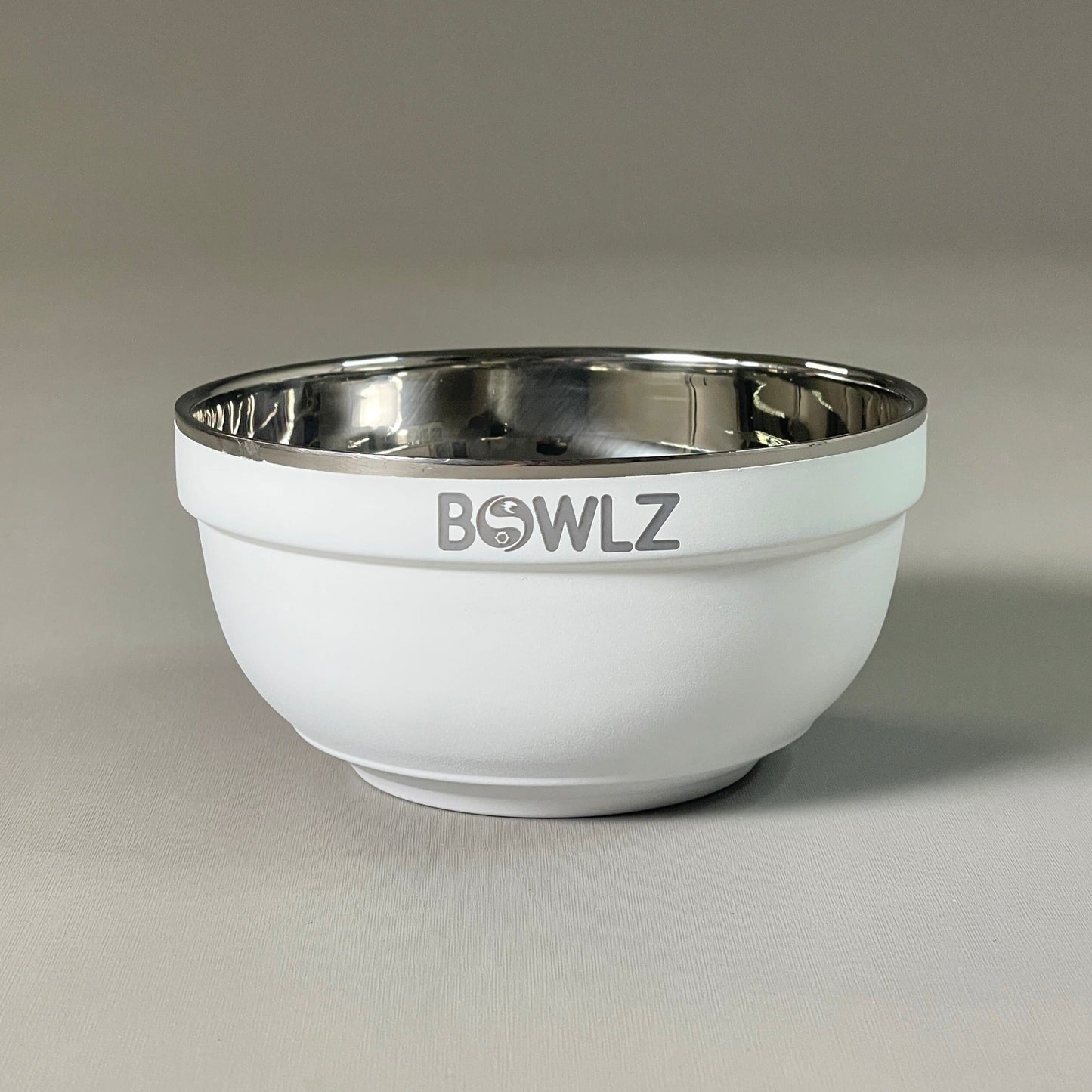 BOWLZ Set of 6 Stainless Steel Insulated bowl 16 oz White (New) ~Keeps Ice Cream Cold!~