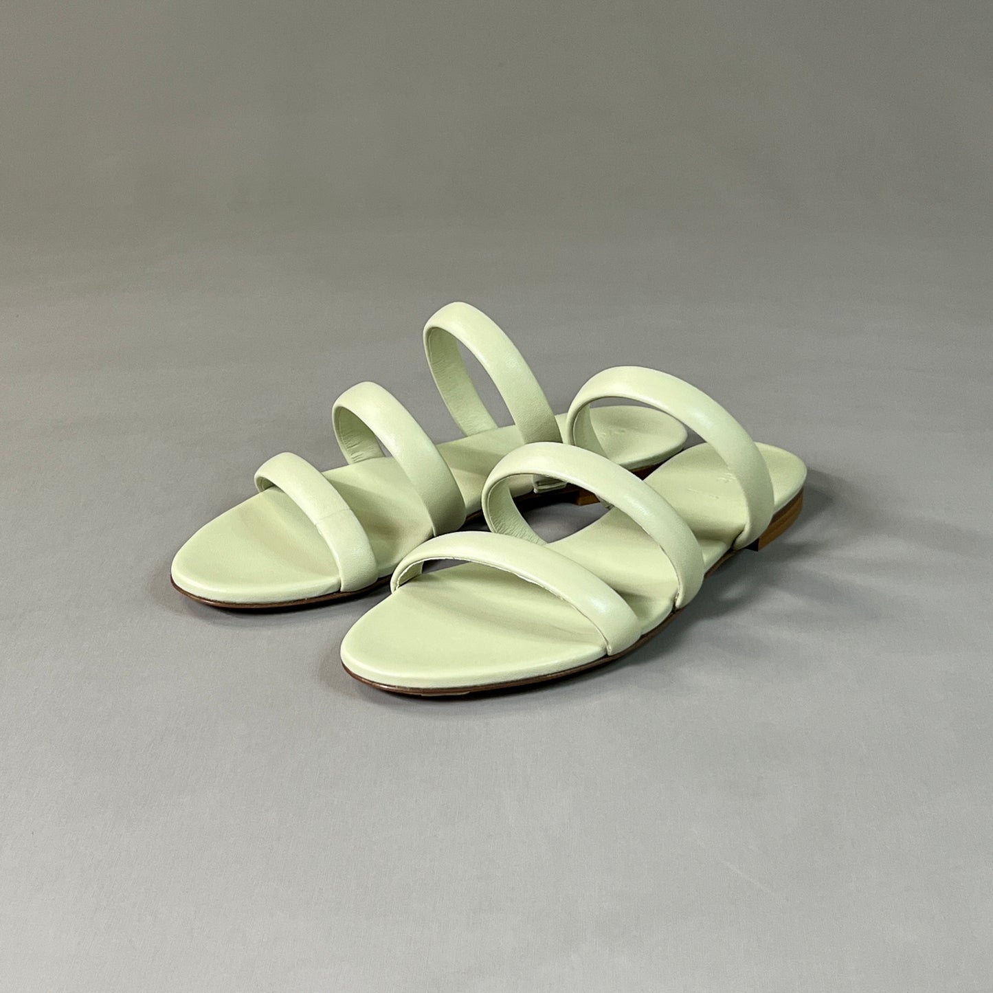 AEYDE Chrissy Pistachio Nappa Leather Sandals Women's Sz 8, EU 38, UK 5 Green (New)