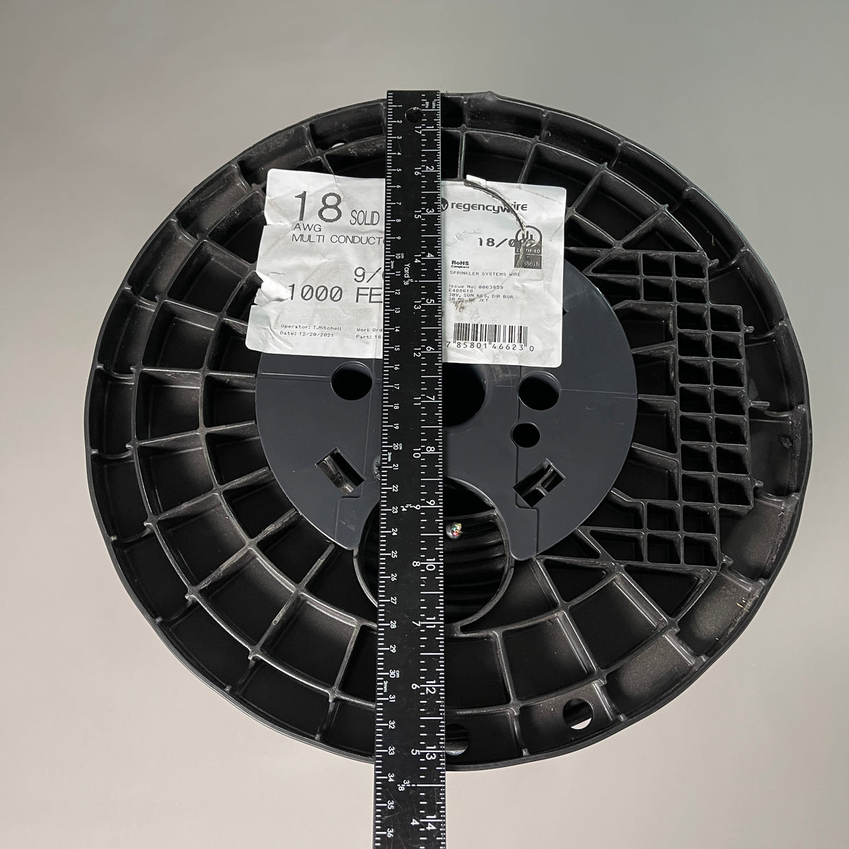 REGENCY WIRE Sprinkler Valve Irrigation Control Wire 18/9C 1000' Underground (New)