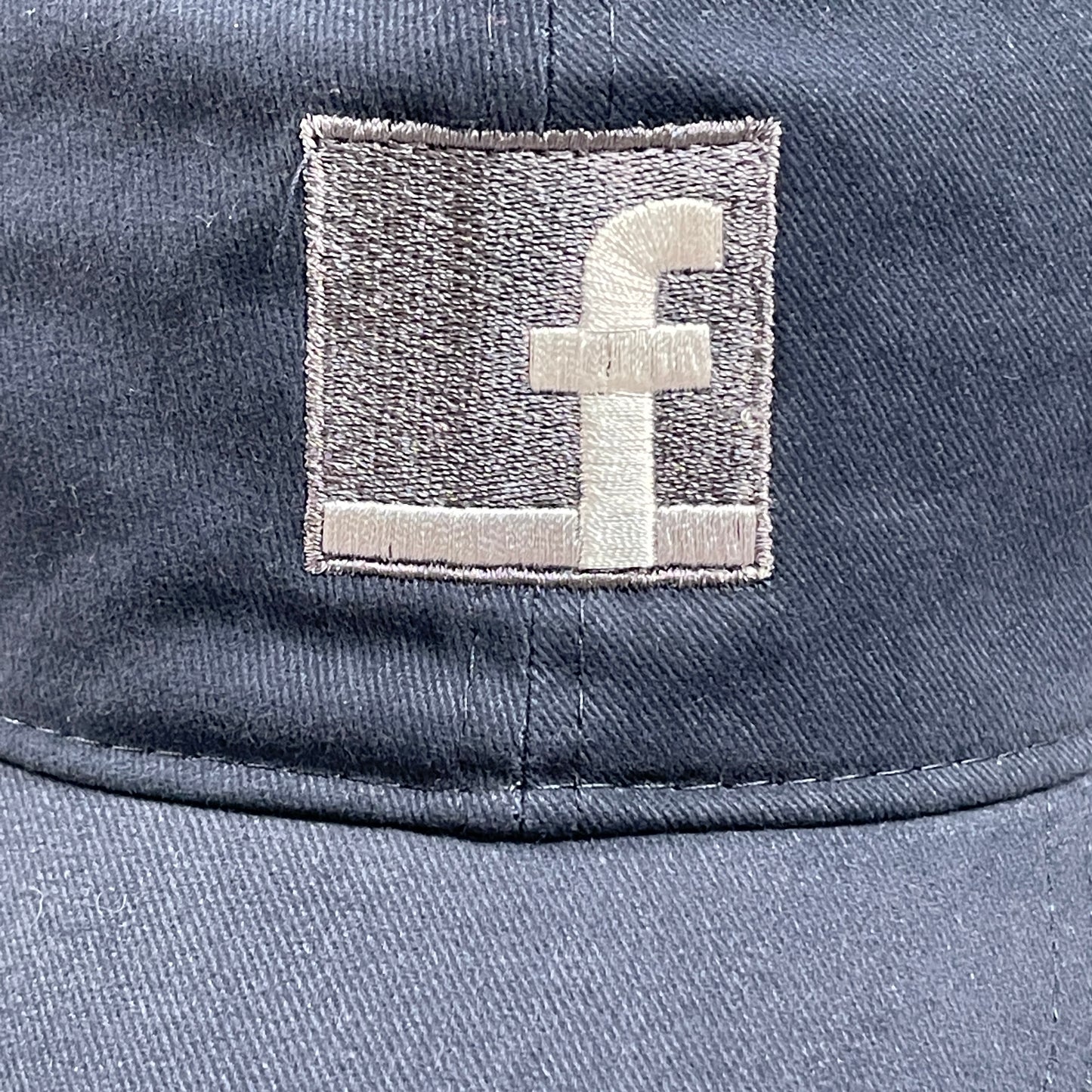 FACEBOOK Embroidered Baseball Cap Adjustable Hat Sz OS Black (New)