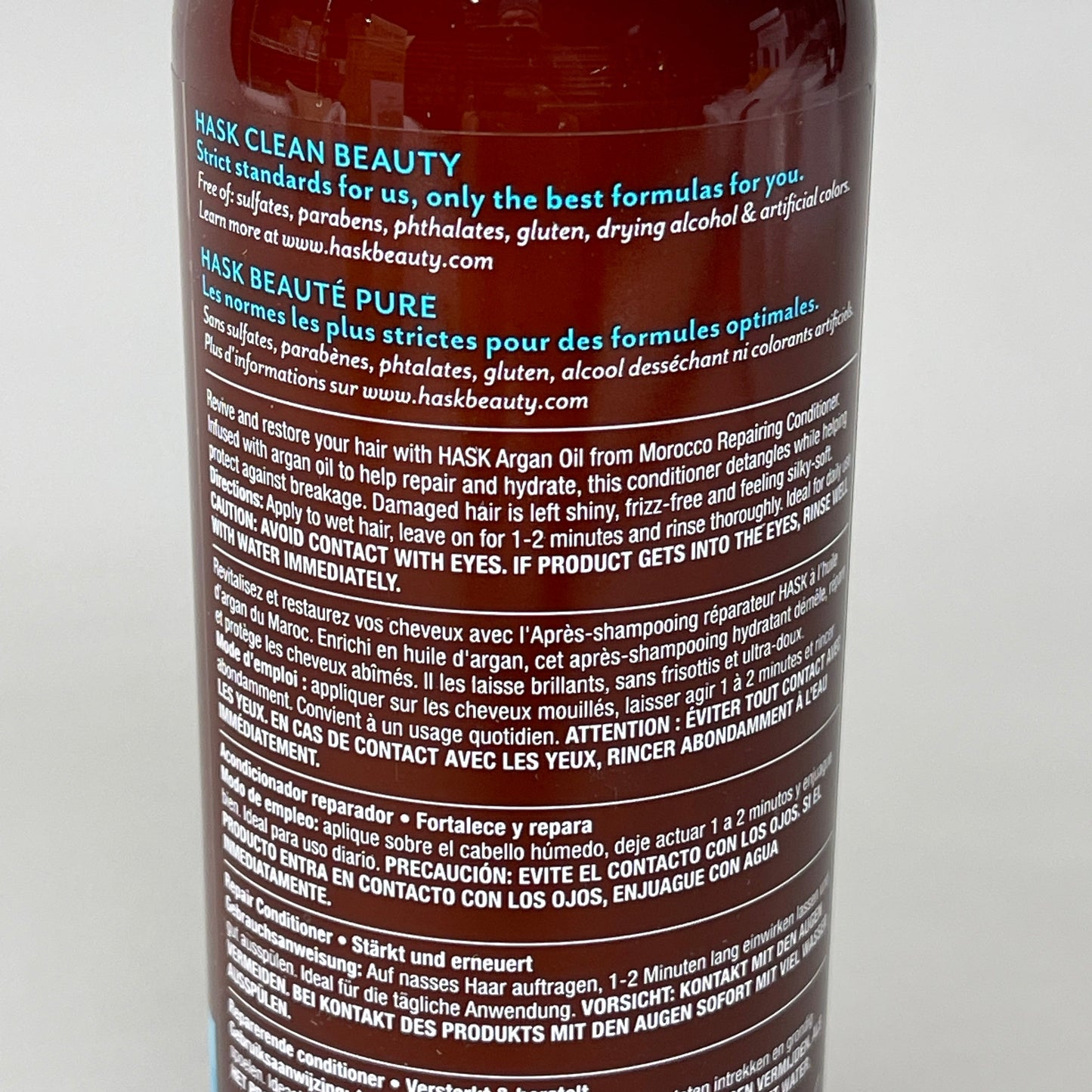 ZA@ HASK Argan Repairing Conditioner 4-PACK 12 oz 34326K(NEW)