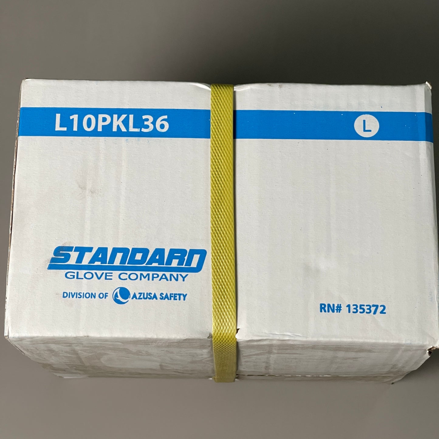 STANDARD GLOVE COMPANY 36 Packs Of 10 Disposable Latex Gloves Sz L - L10PK36 (New)