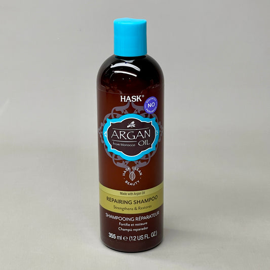 HASK Argan Oil Repairing Shampoo 12 oz 34316K (New)