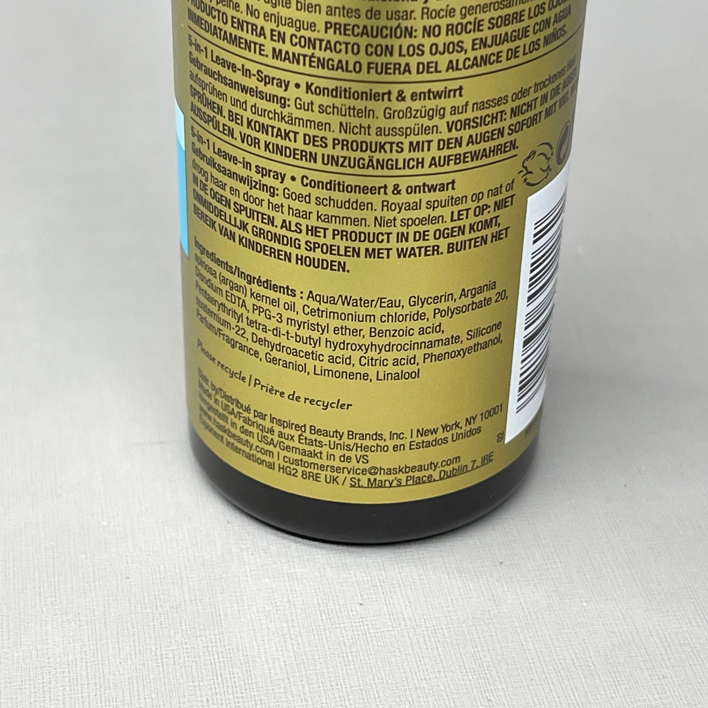 ZA@ HASK Argan Oil 5 in 1 Leave in Condition Spray 6-PACK 6 oz 30226A(NEW)