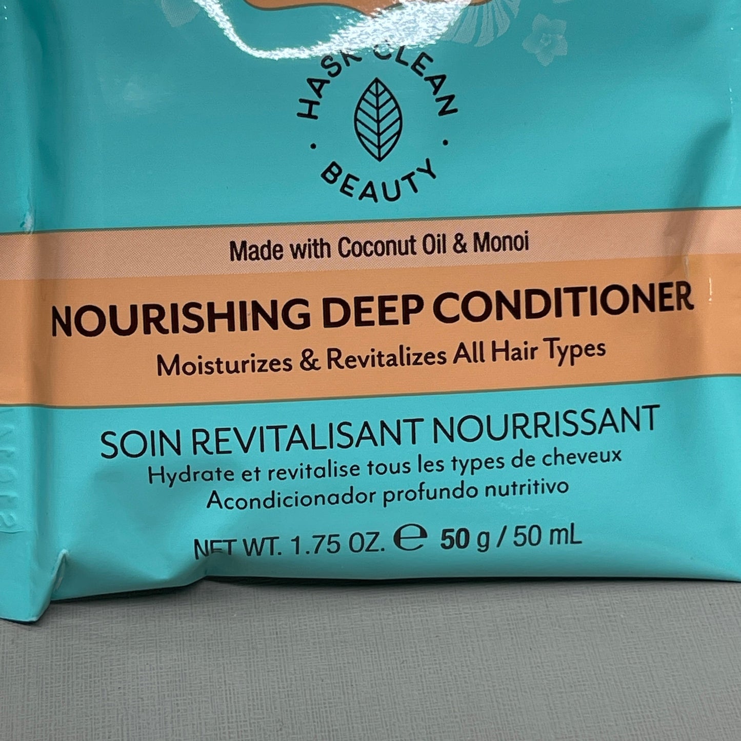 ZA@ HASK Coconut Oil Monoi Deep Conditioner (Set of 12) Packette 1.75 oz 33308K(NEW)