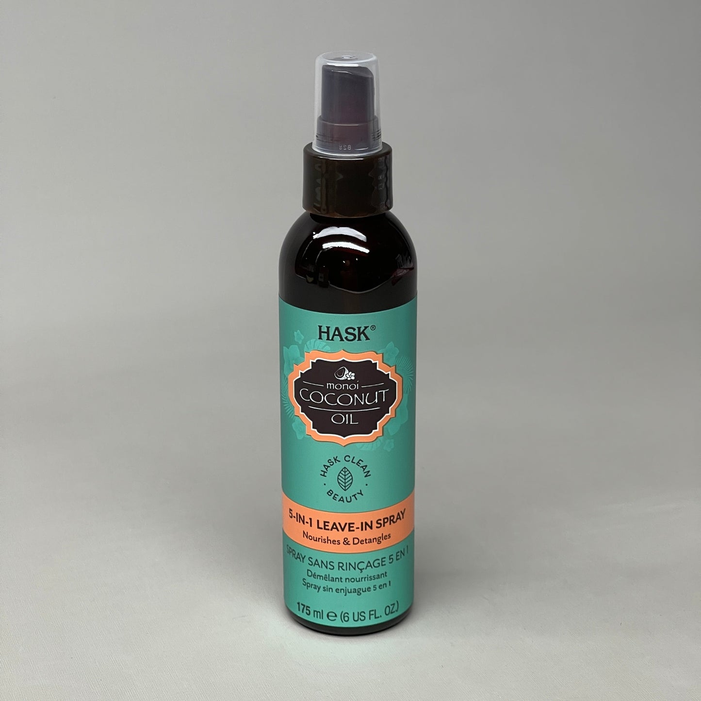ZA@ HASK Coconut Oil 5 in 1 Leave in Condition Spray  6-PACK 6 oz 30228A(NEW)