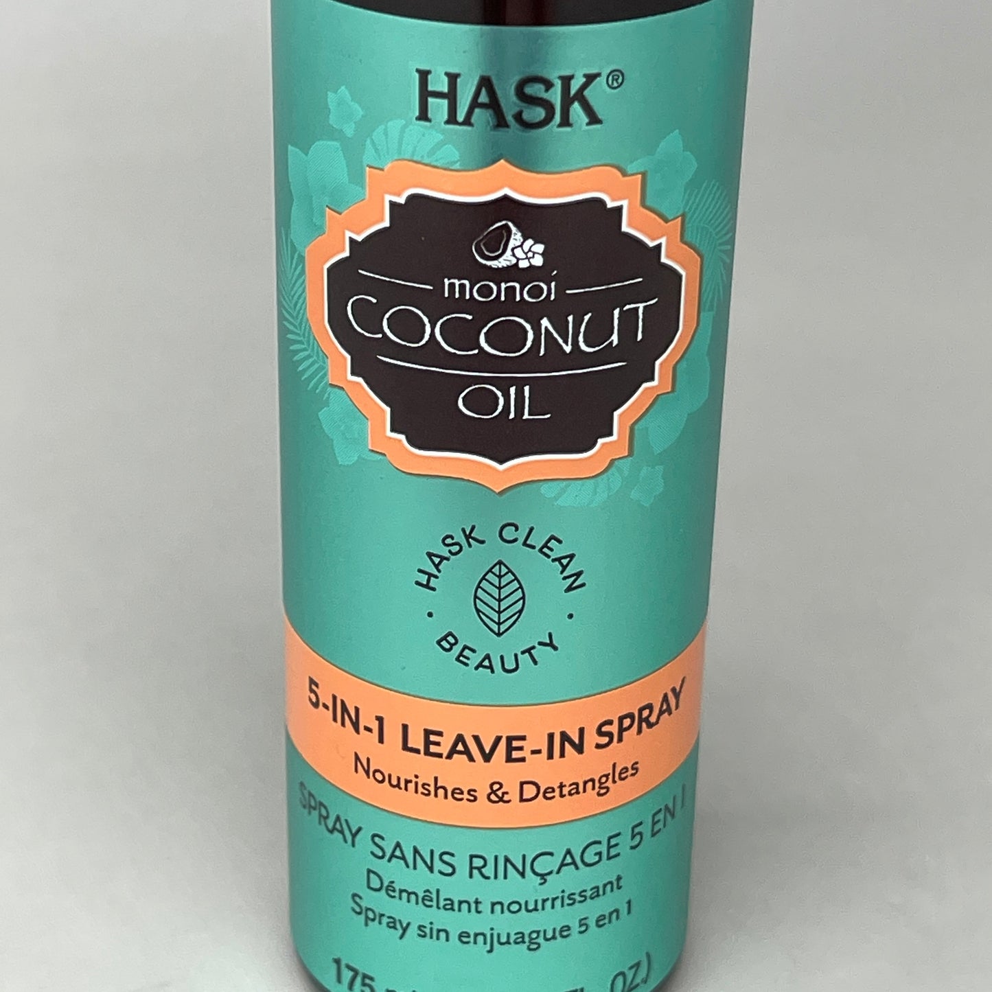 ZA@ HASK Coconut Oil 5 in 1 Leave in Condition Spray  6-PACK 6 oz 30228A(NEW)