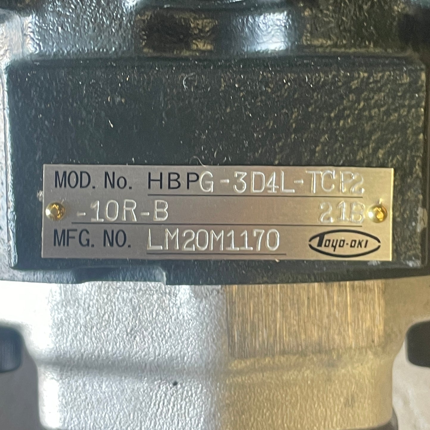 TOYO-OKI Optical Pump HBPG Series w/ Toshiba Premium Gold Motor 3PH Compact (New)