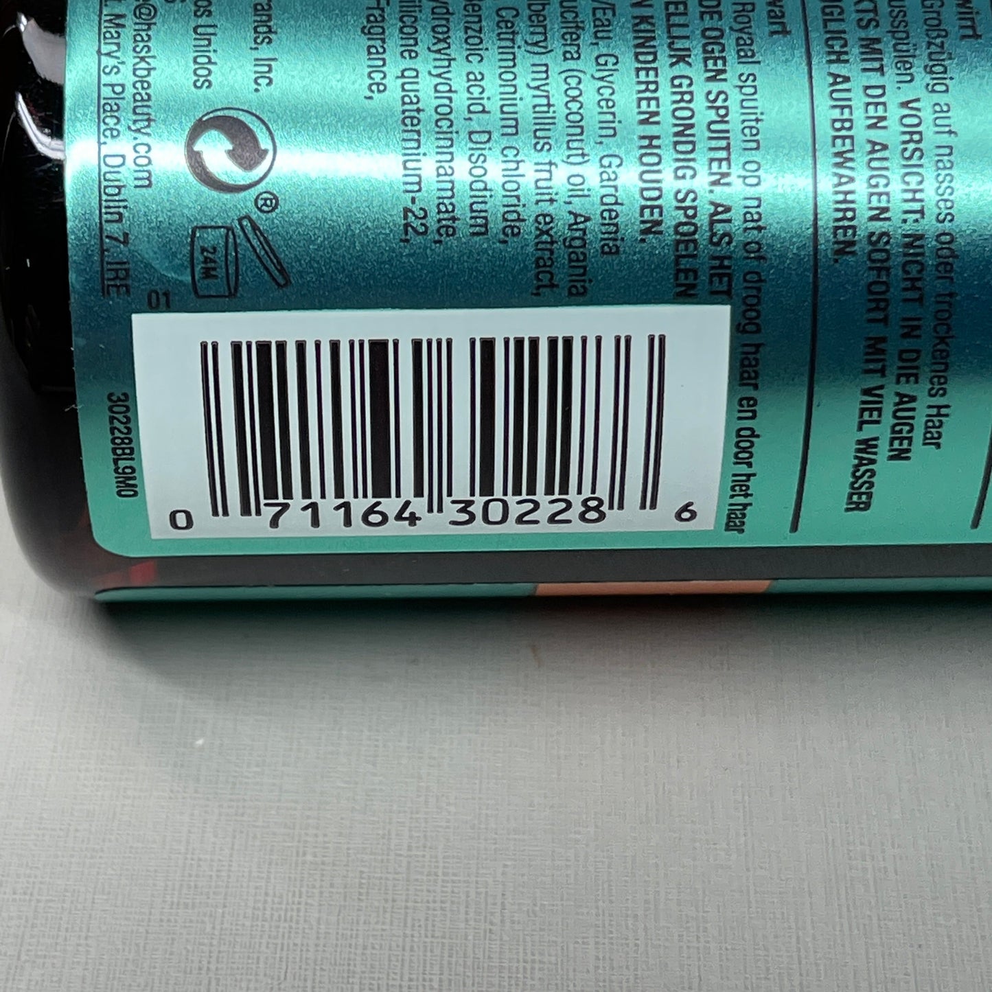 ZA@ HASK Coconut Oil 5 in 1 Leave in Condition Spray  6-PACK 6 oz 30228A(NEW)