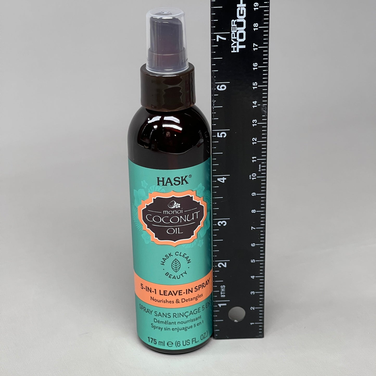 ZA@ HASK Coconut Oil 5 in 1 Leave in Condition Spray  6-PACK 6 oz 30228A(NEW)
