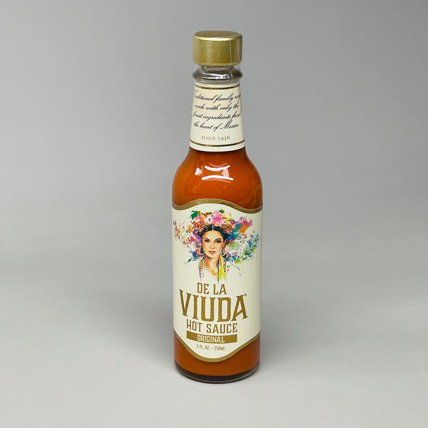 ZA@ DE LA VIUDA Original Hot Sauce 12-PACK! w/ Arbol Chili Peppers 5 fl oz 03/23 (AS-IS)