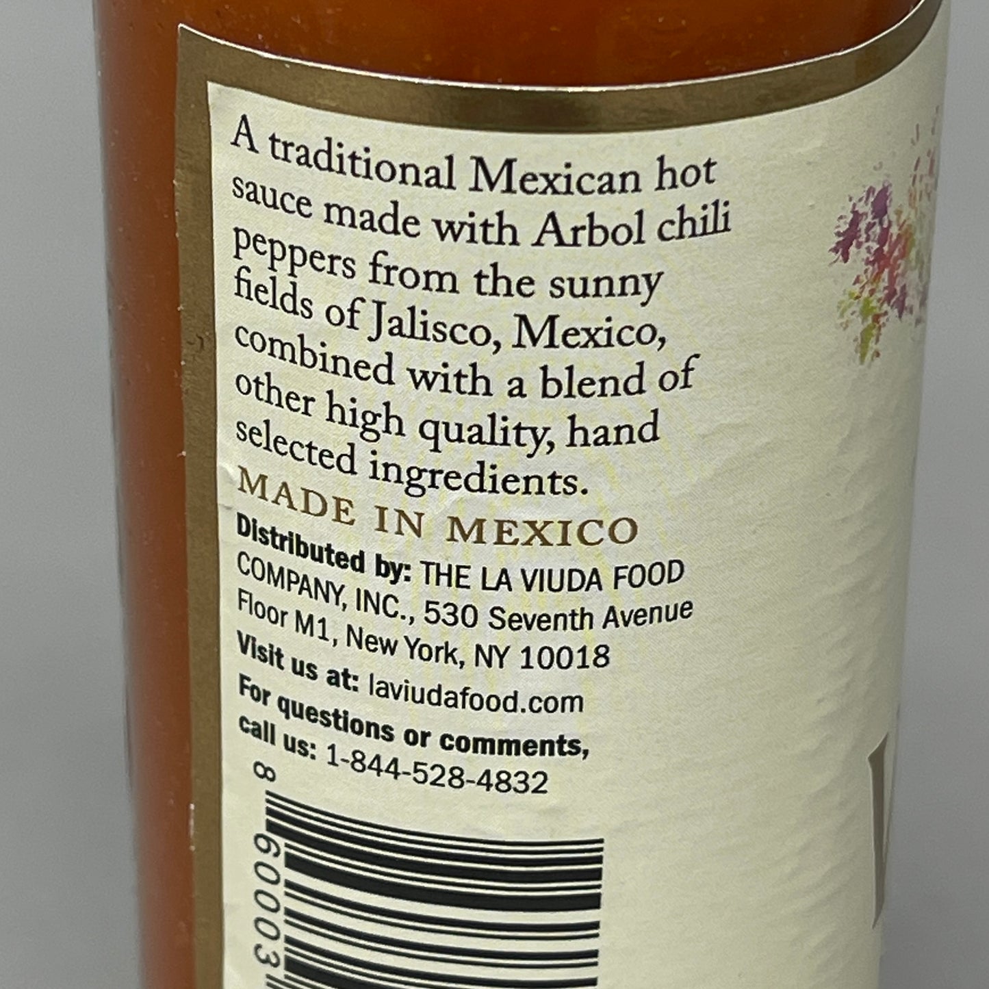 ZA@ DE LA VIUDA Original Hot Sauce 12-PACK! w/ Arbol Chili Peppers 5 fl oz 03/23 (AS-IS)