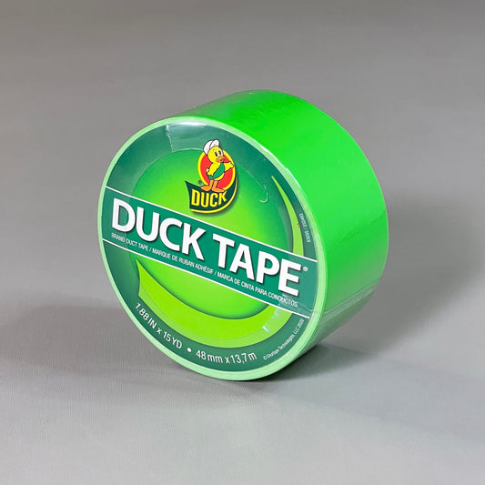 SHURTAPE DUCK Duck Tape Neon Lime Green 1265018 (New)