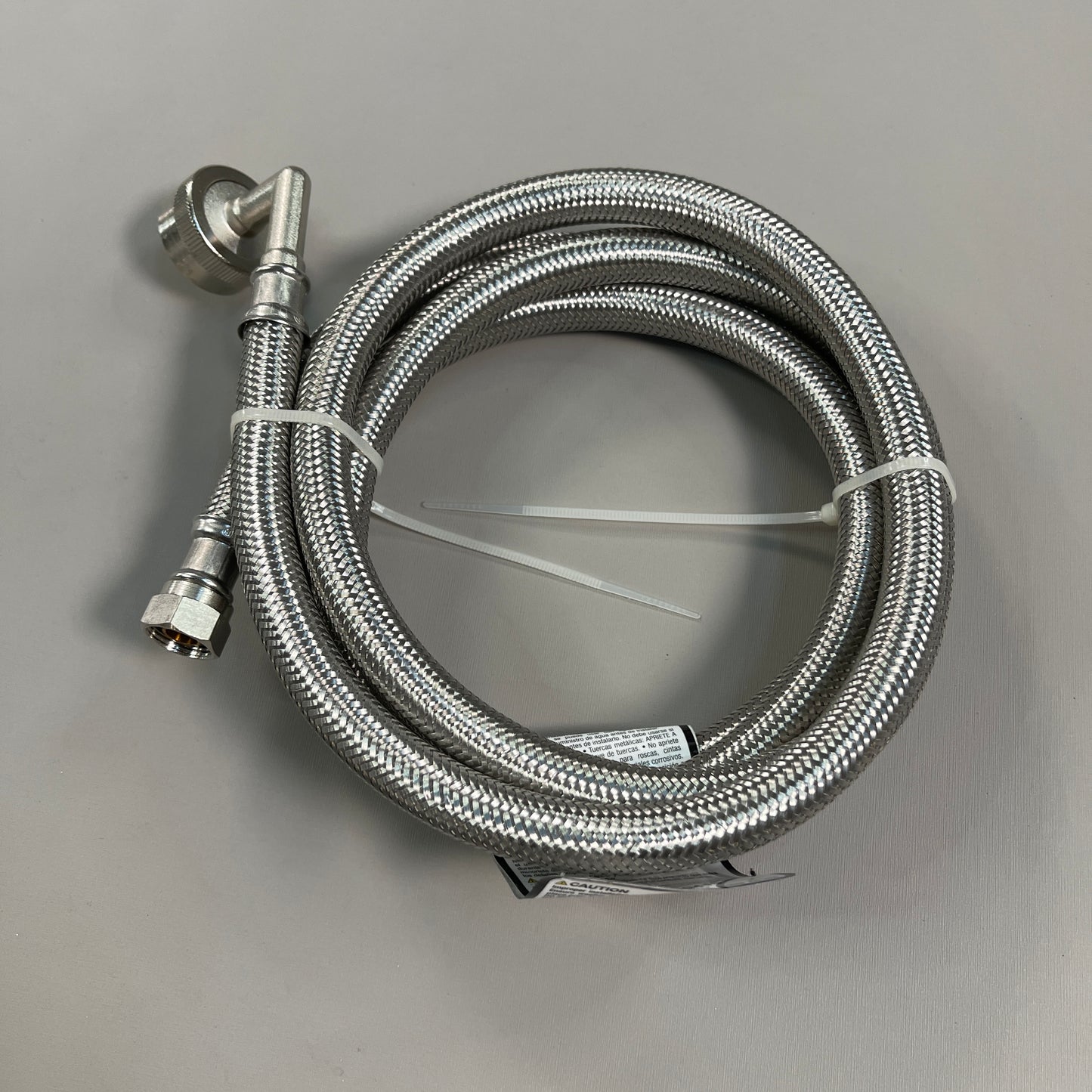 ELECTROLUX 6 ft Dishwasher Braided Stainless Waterline Molded 3/4" To Hose Elbow 5304520432 (New)